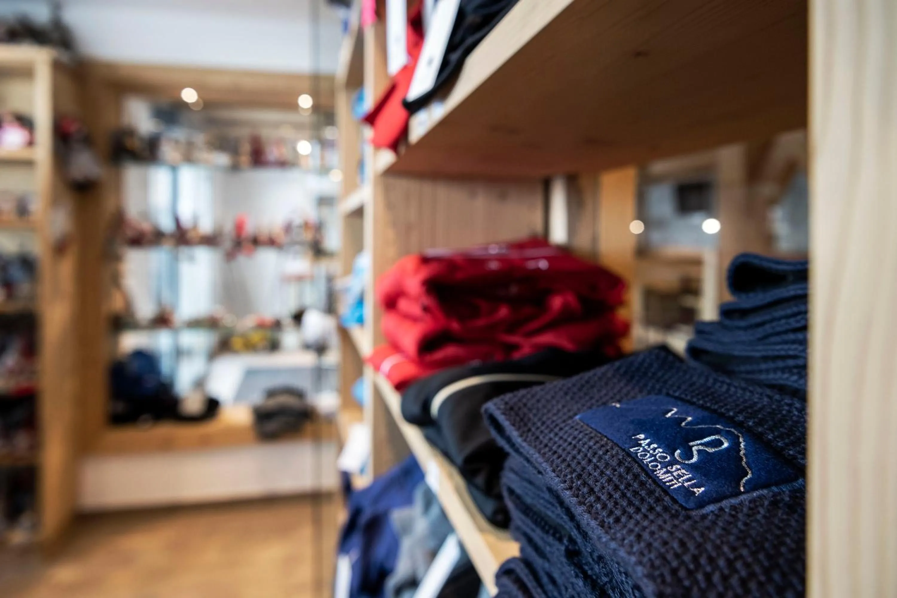 On-site shops, Bed in Passo Sella Dolomiti Mountain Resort