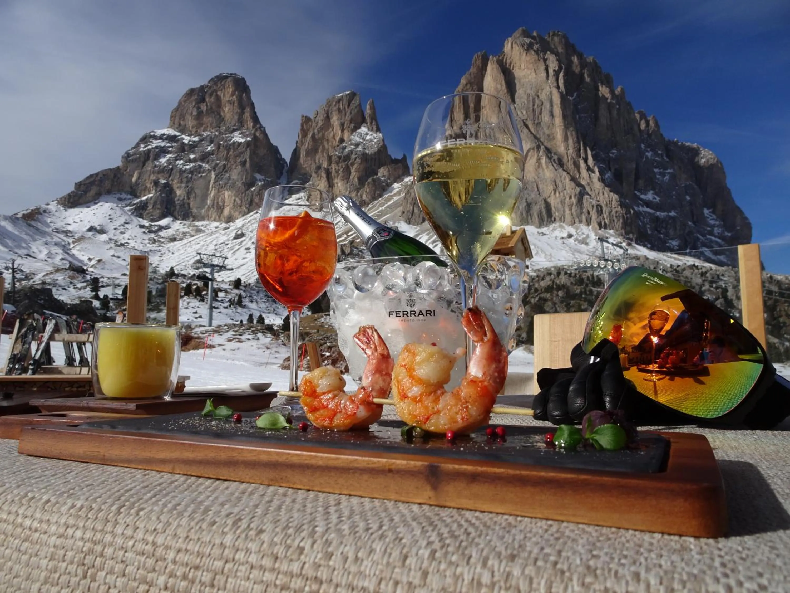 Mountain view in Passo Sella Dolomiti Mountain Resort