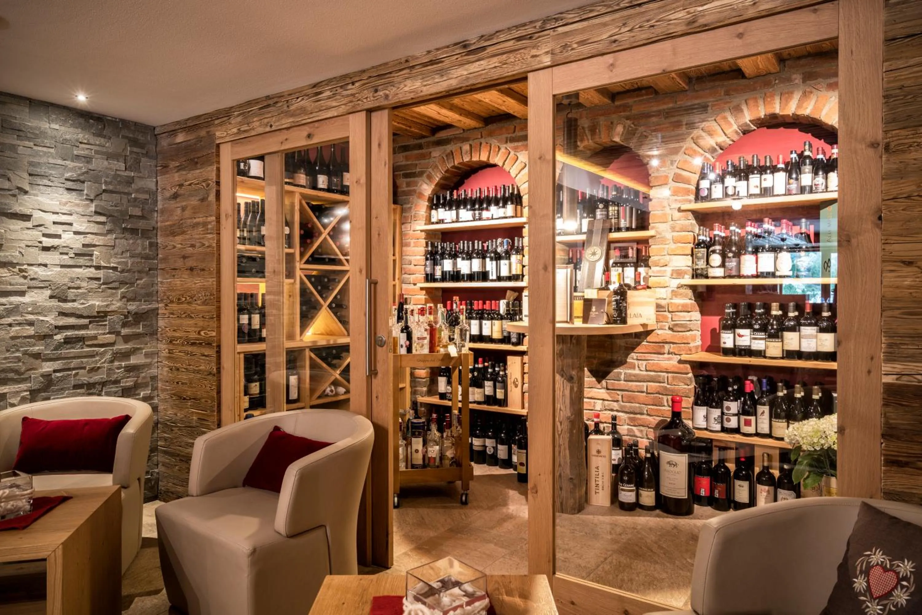 Alcoholic drinks in Passo Sella Dolomiti Mountain Resort