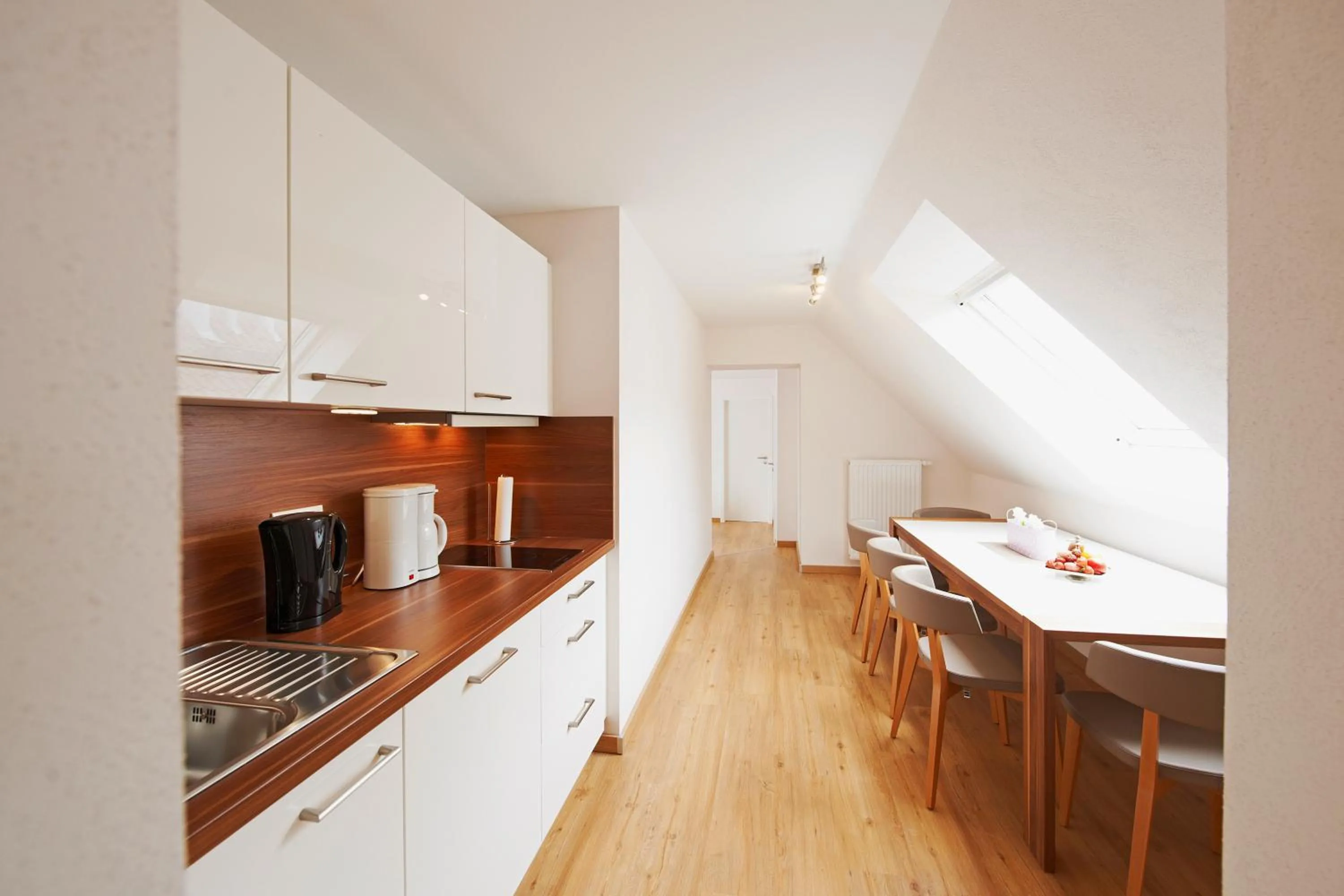 Kitchen or kitchenette in Hotel Nordwind
