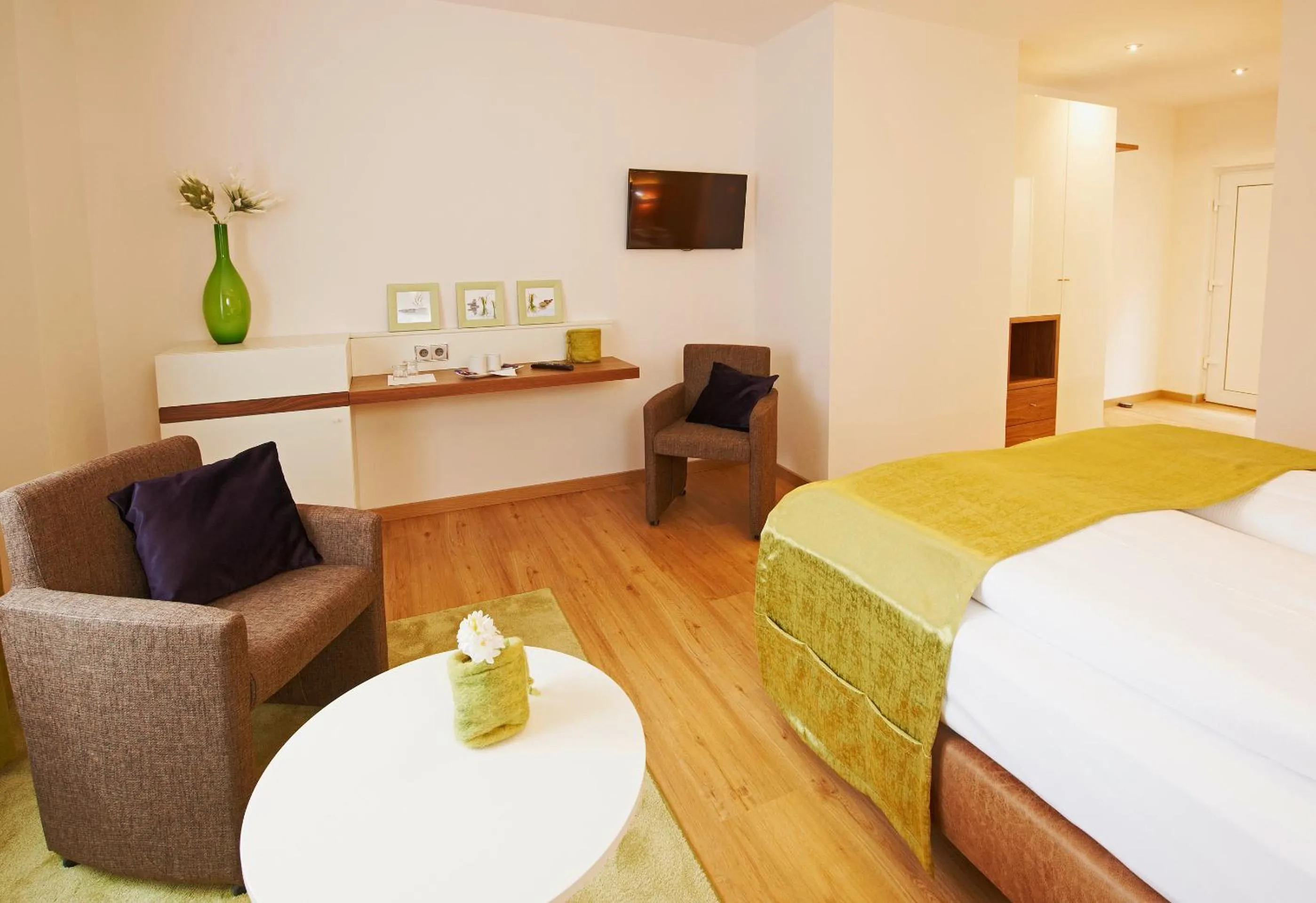 Decorative detail, Bed in Hotel Nordwind