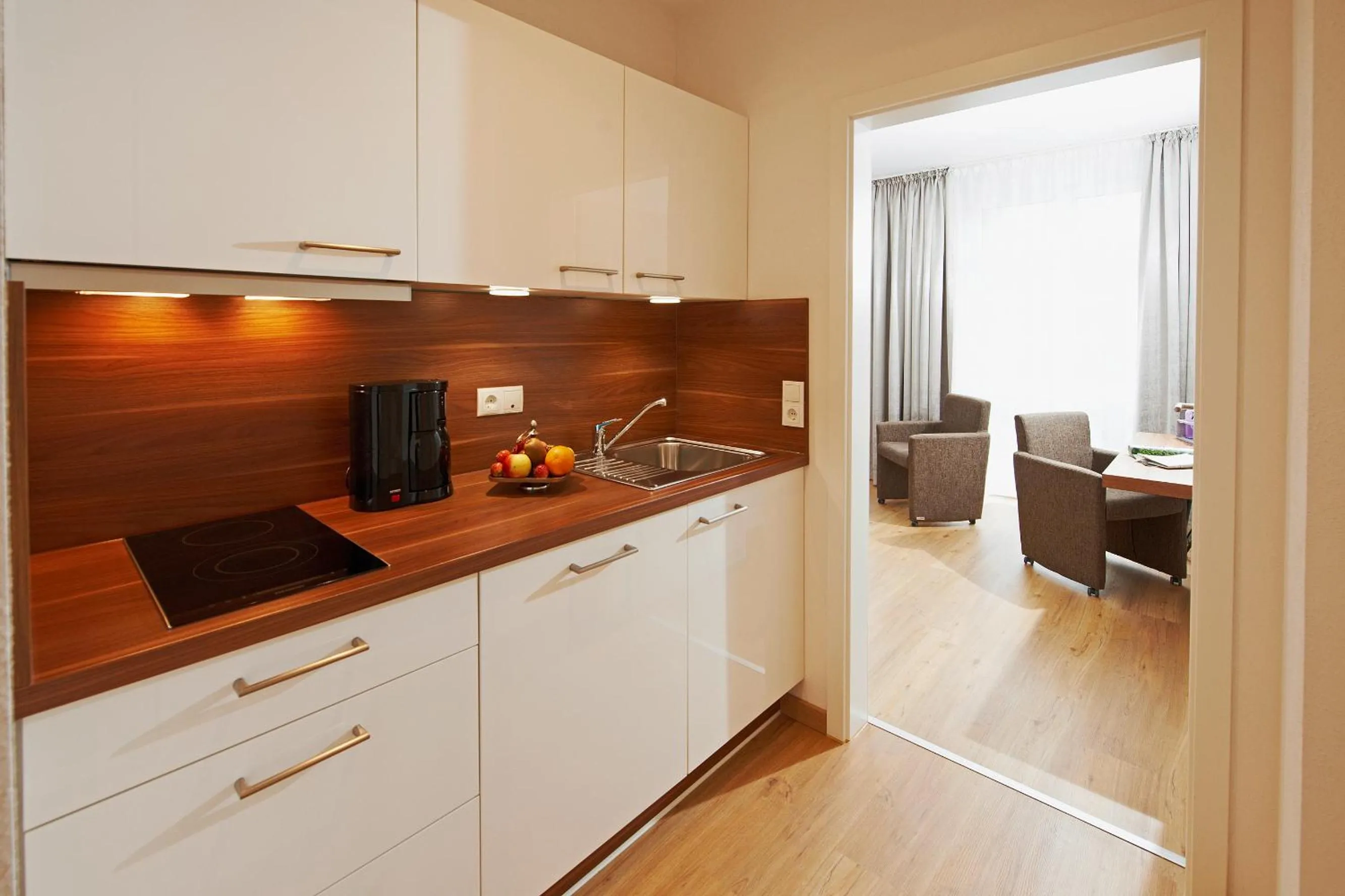 Kitchen or kitchenette in Hotel Nordwind