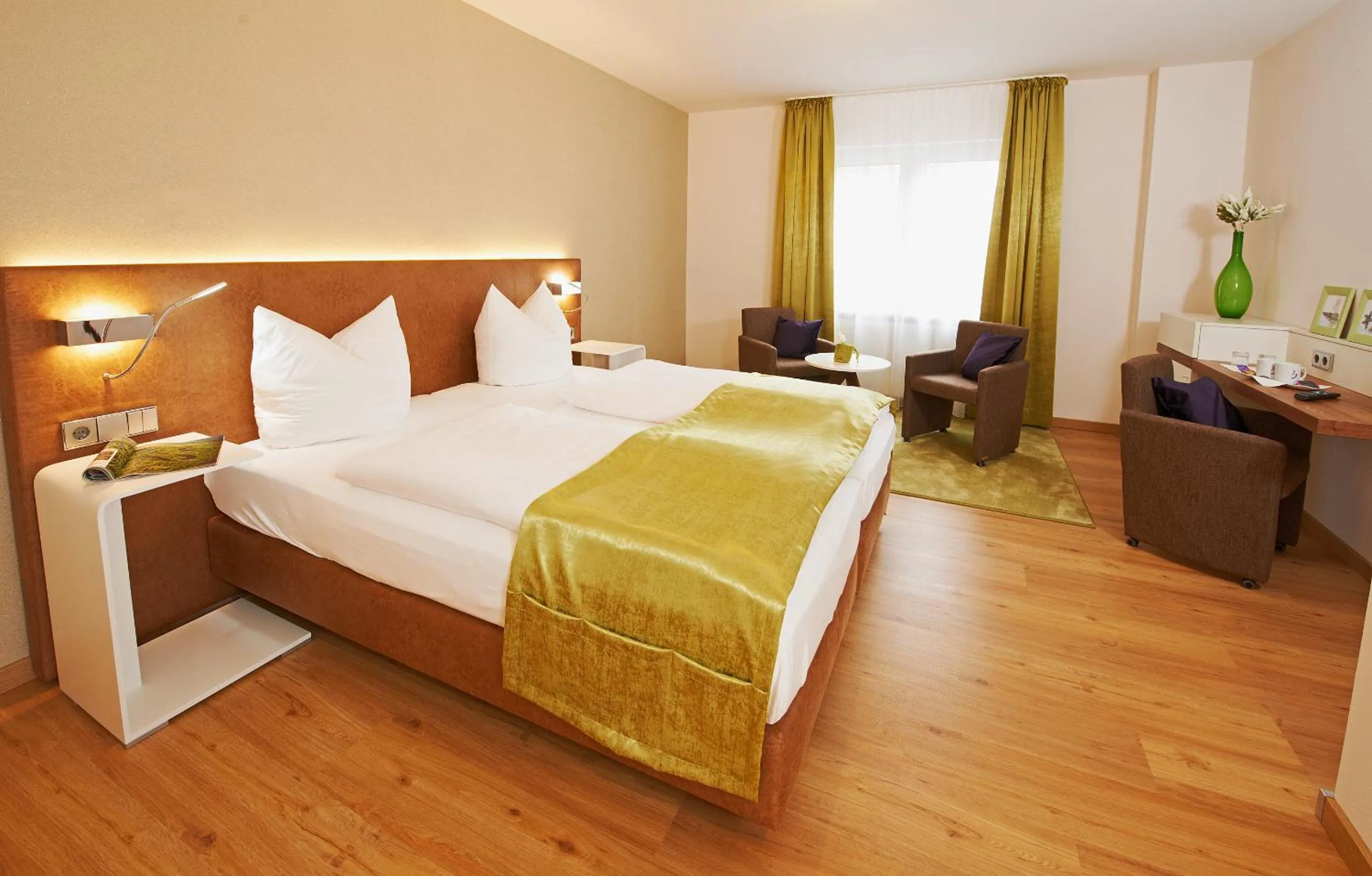 Decorative detail, Bed in Hotel Nordwind