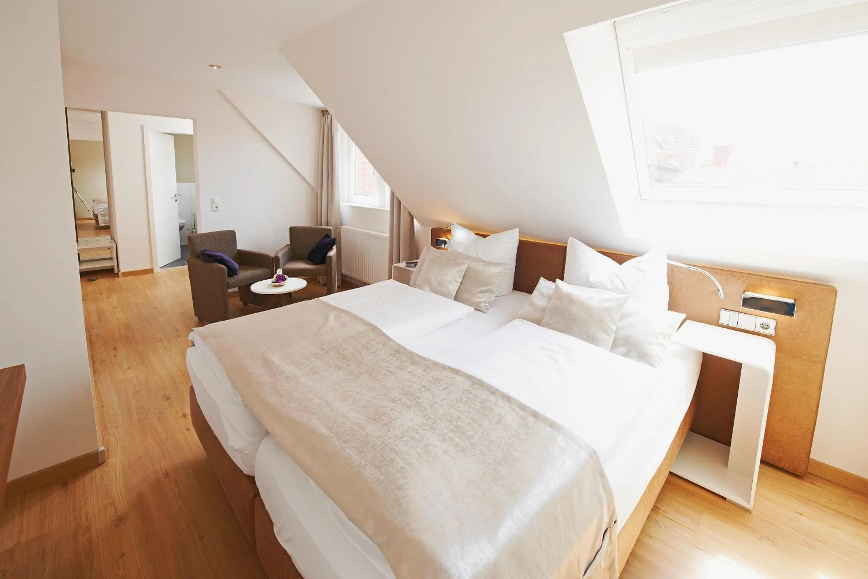 Decorative detail, Bed in Hotel Nordwind