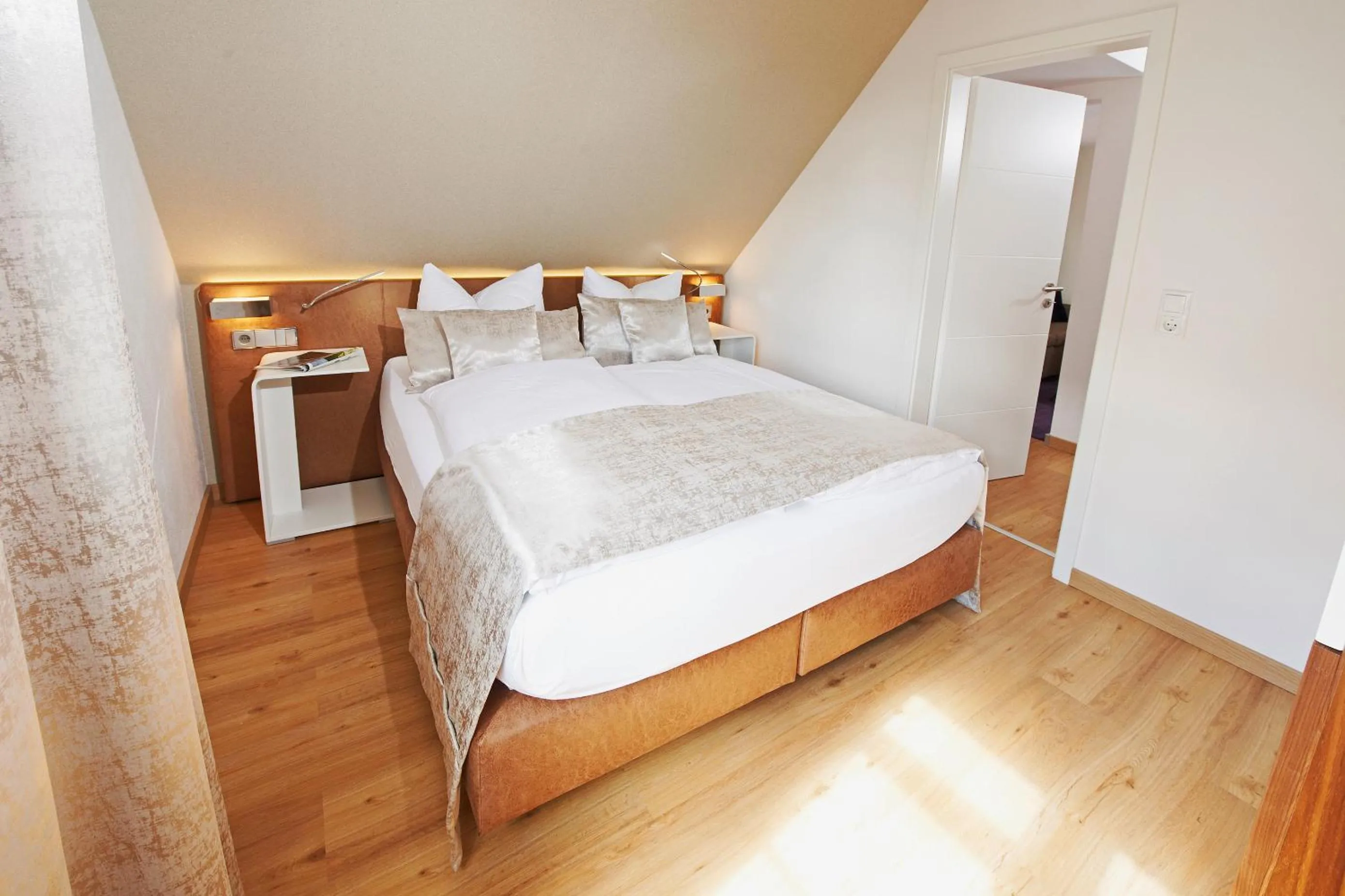 Decorative detail, Bed in Hotel Nordwind