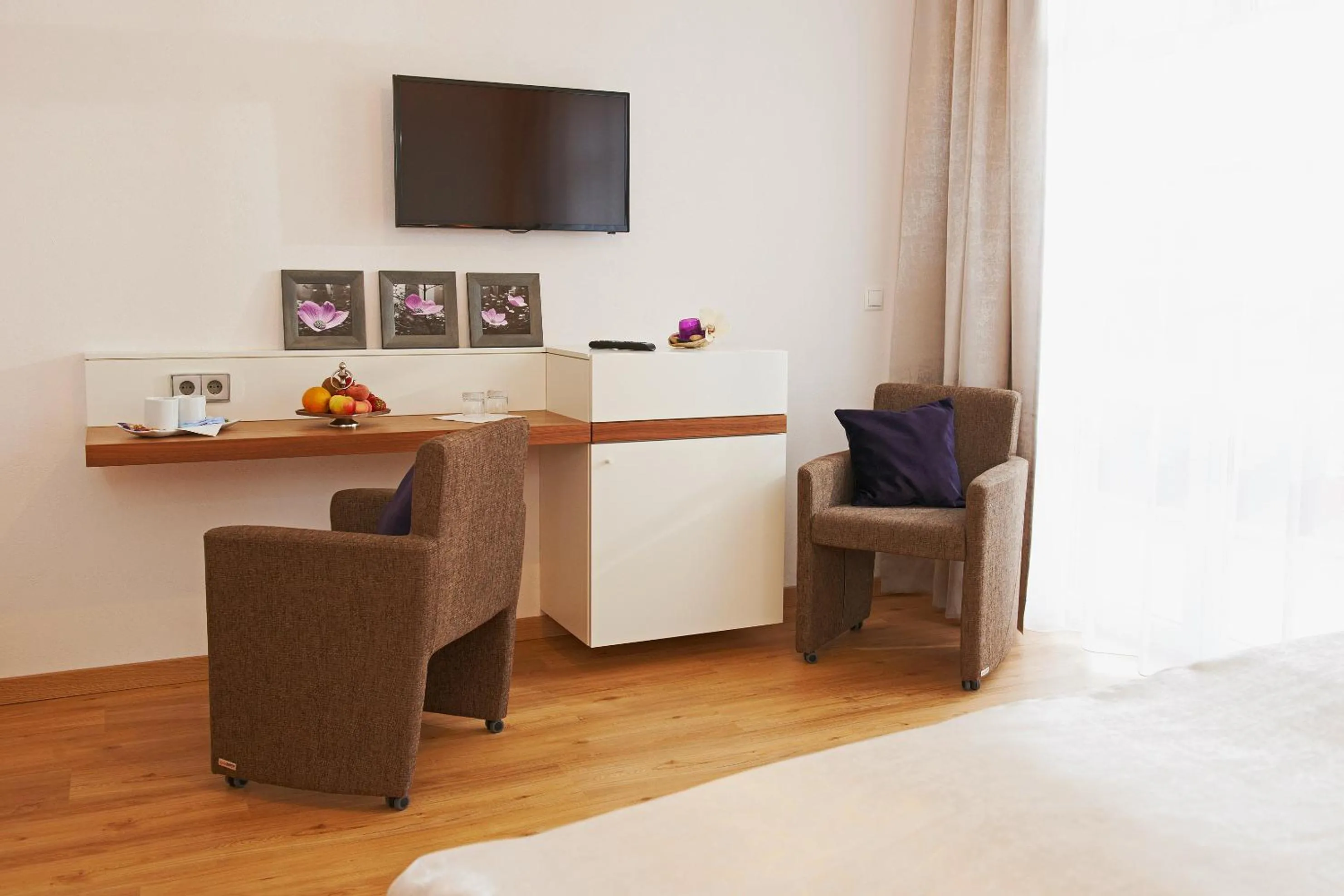 Decorative detail, Bed in Hotel Nordwind