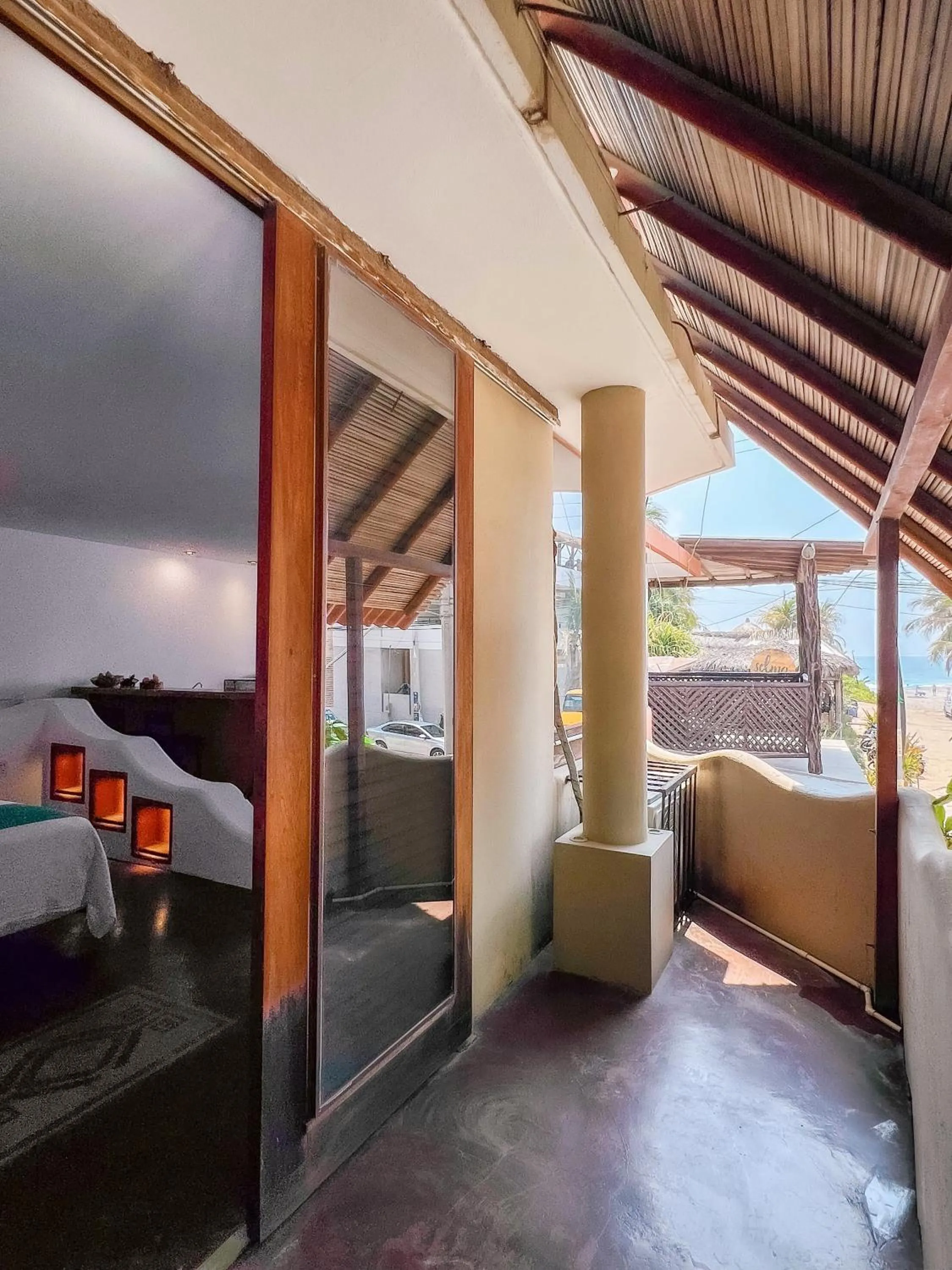 Bed in Punta Arena Surf Suites