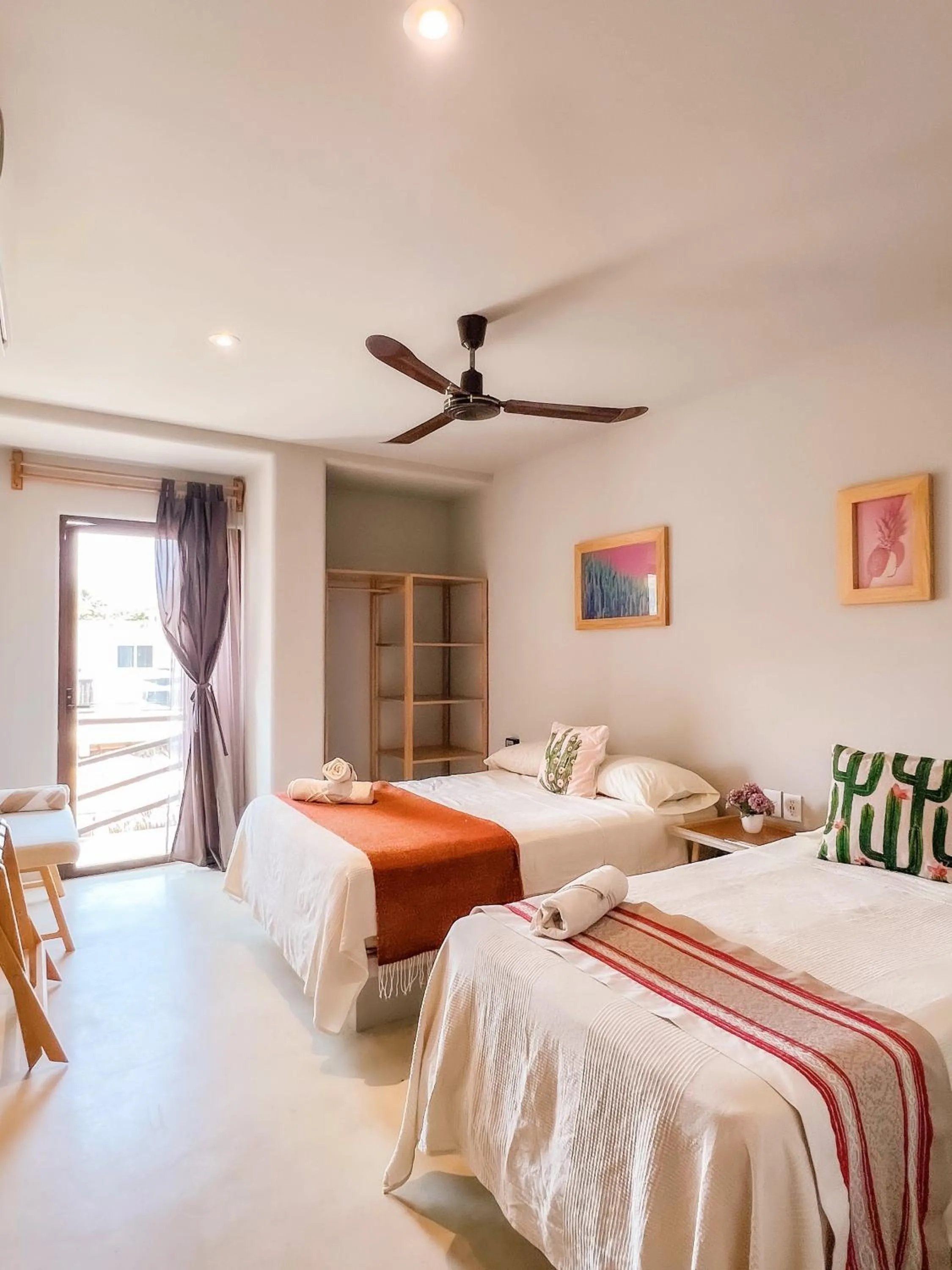 Bed in Punta Arena Surf Suites