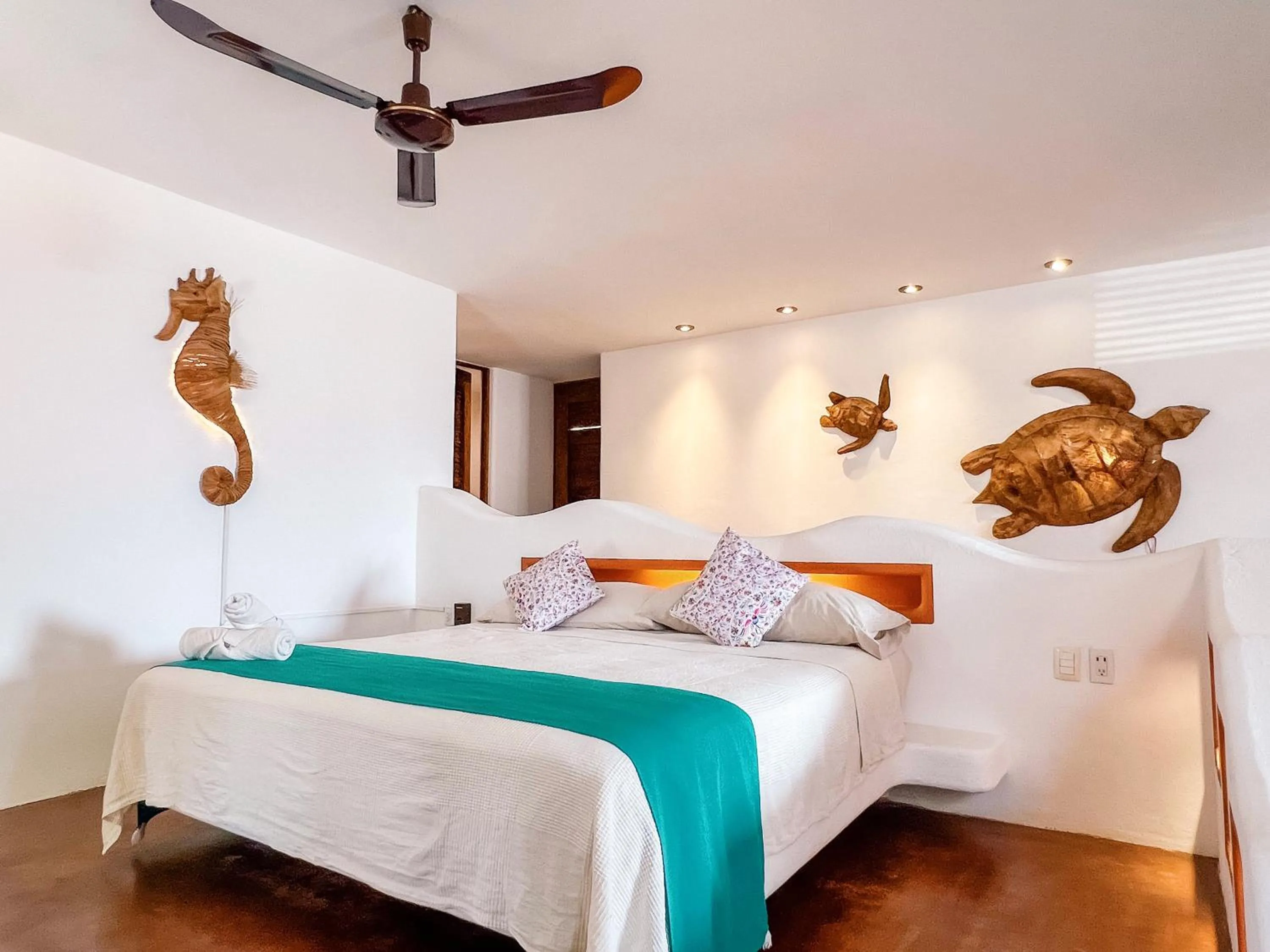 Bed in Punta Arena Surf Suites