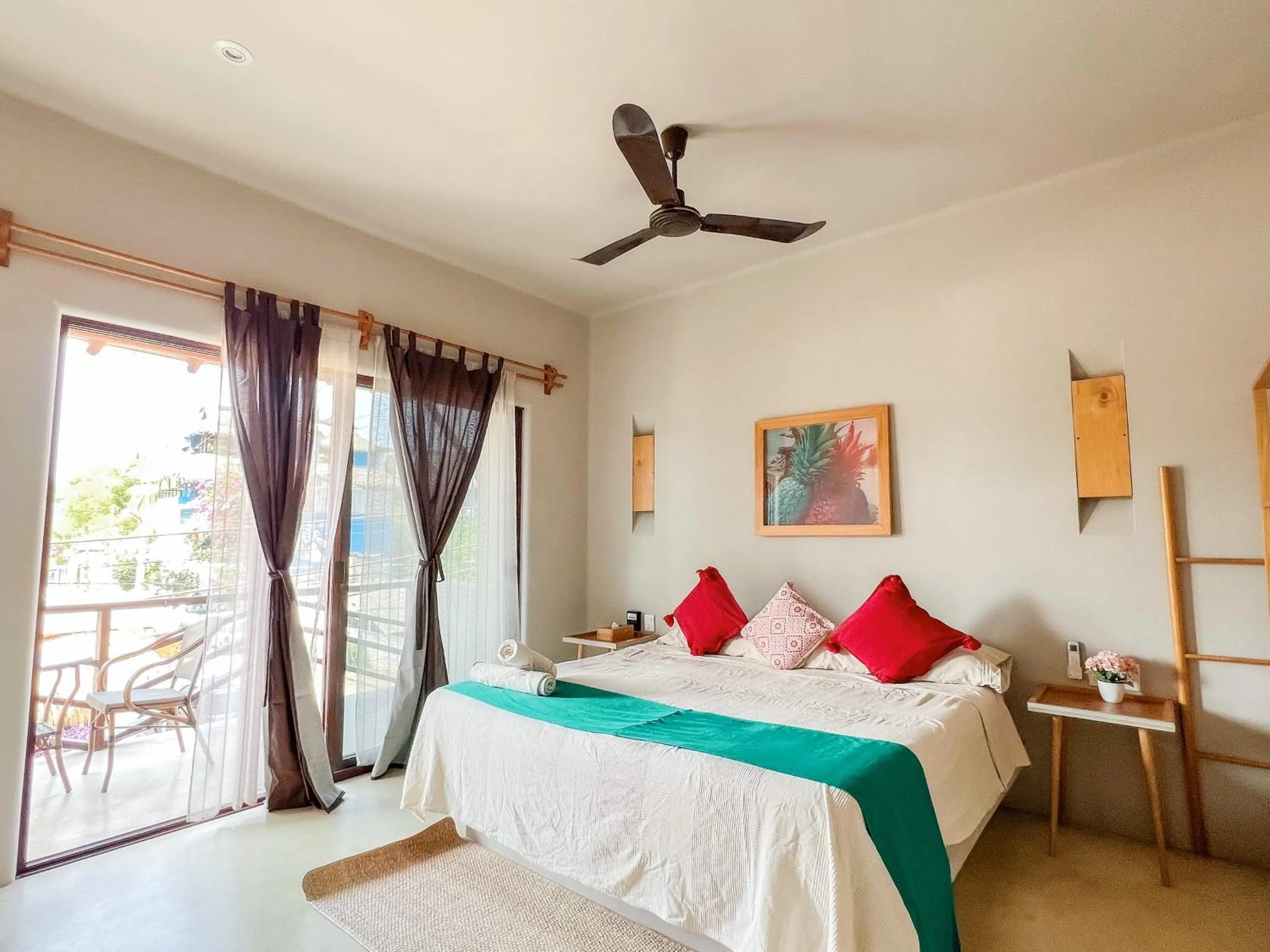 Bed in Punta Arena Surf Suites