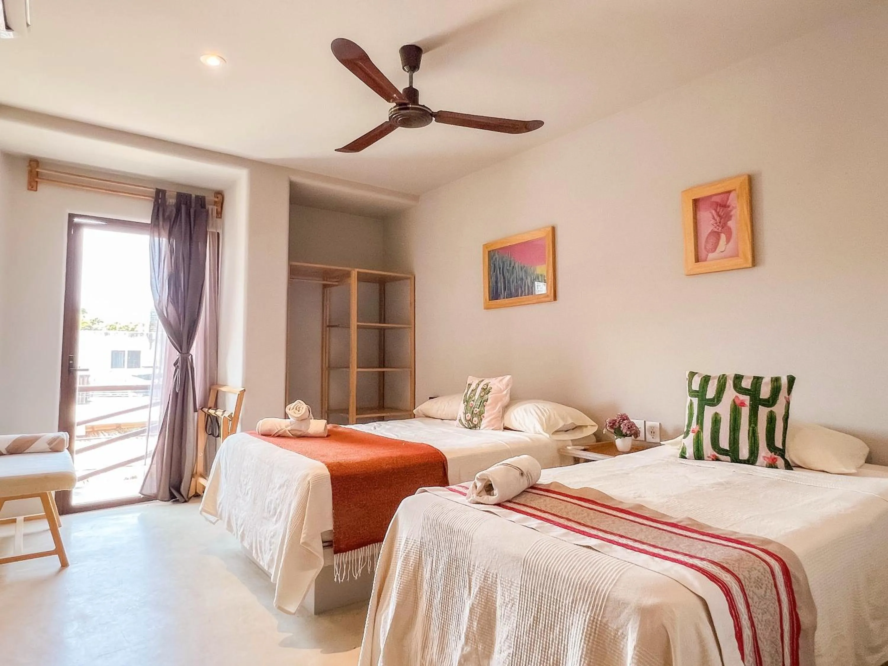 Bed in Punta Arena Surf Suites