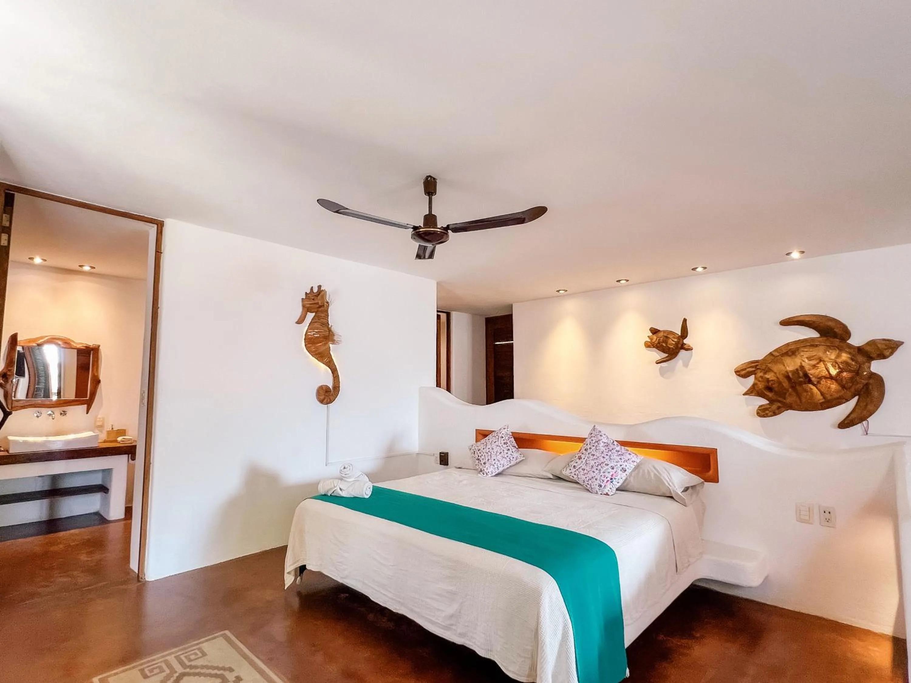Bed in Punta Arena Surf Suites