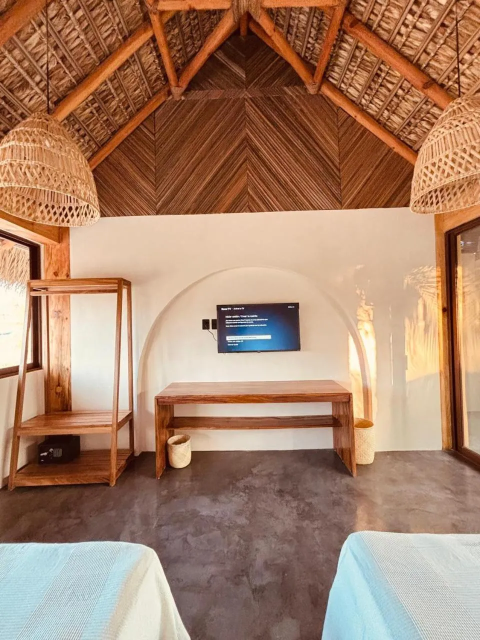 Bed in Punta Arena Surf Suites