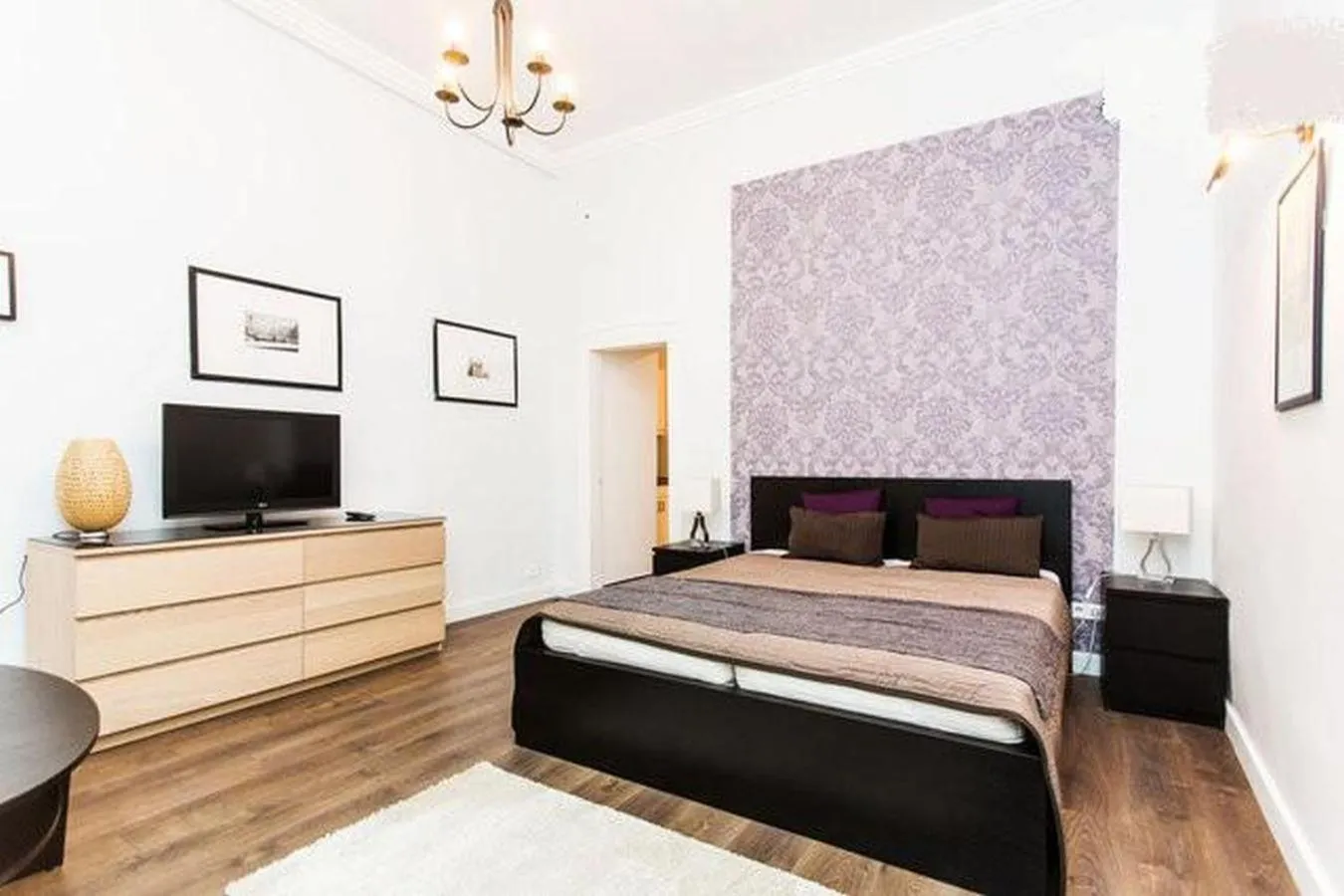 TV and multimedia, Bed in Private Apartment Centertown