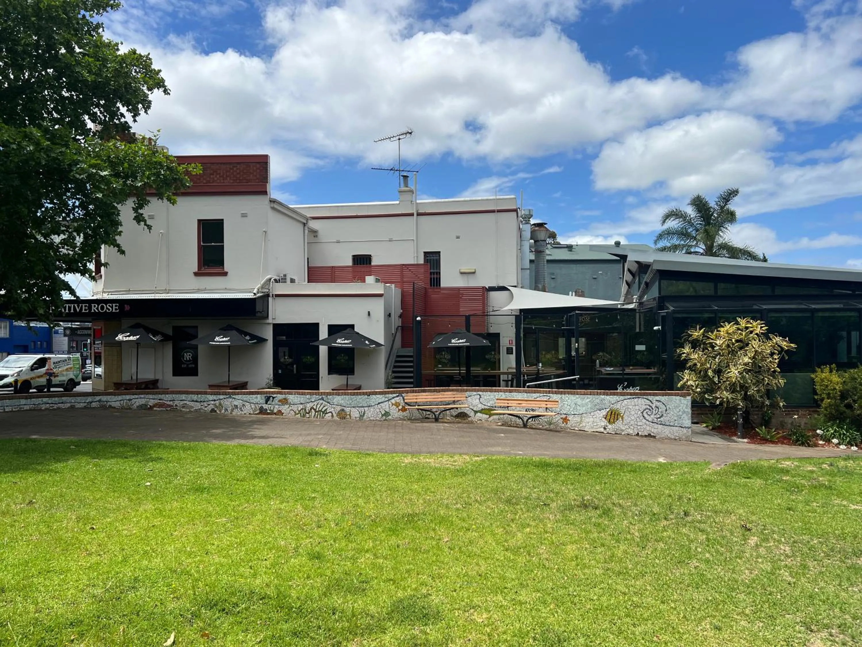 Property building in Native Rose Hotel