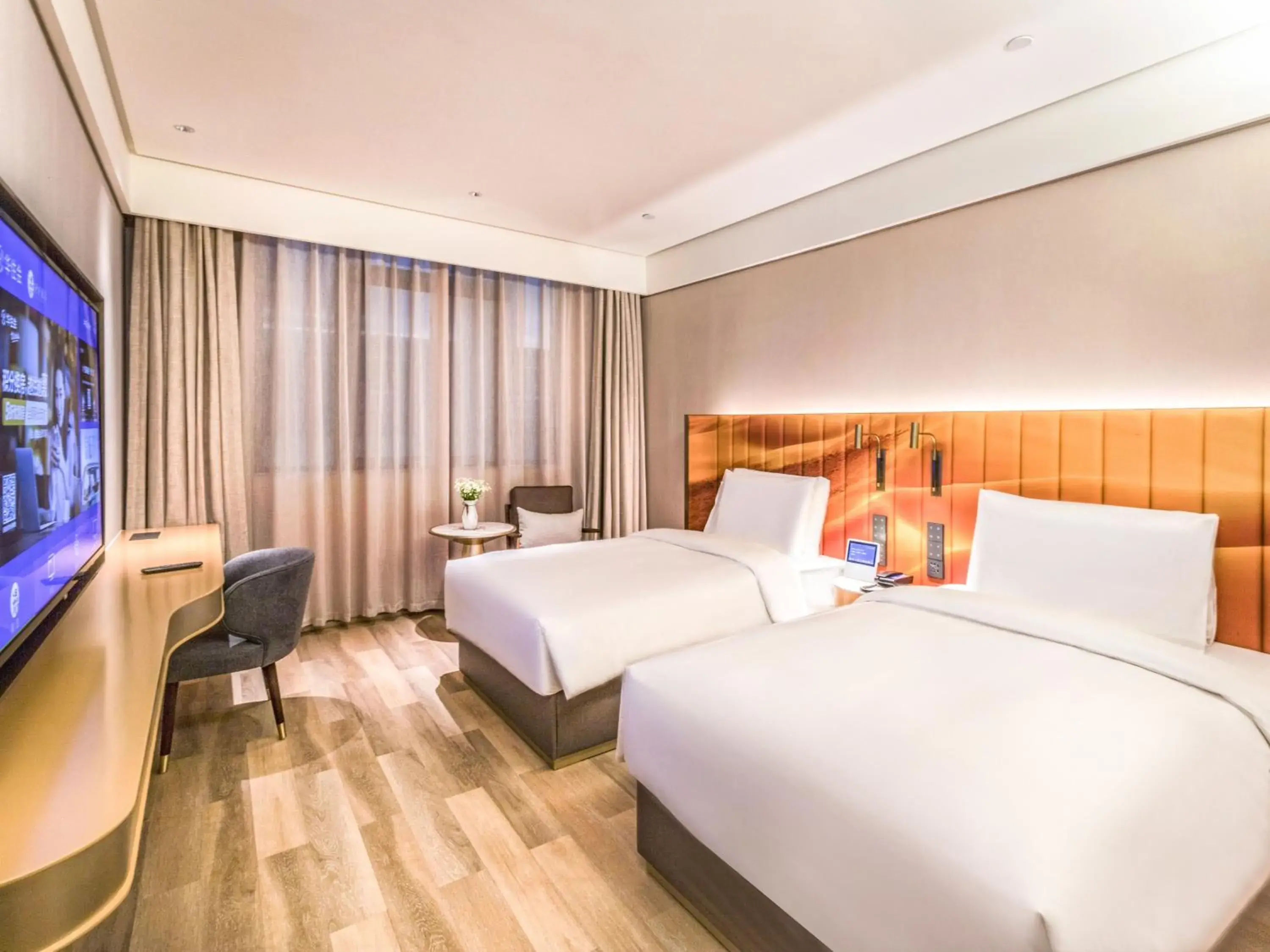 Bed in Zhangjiagang Pedestrian Street Manxin Hotel Bed in Zhangjiagang Pedestrian Street Manxin Hotel