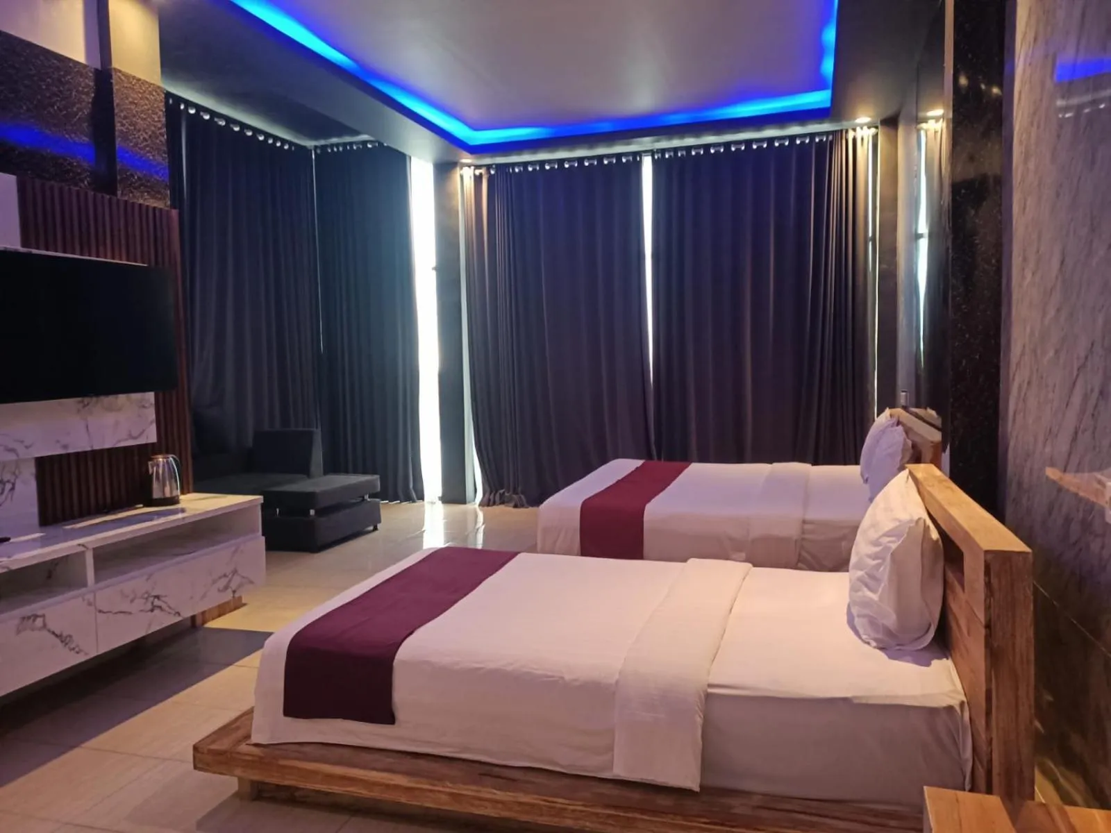 Bed in Kelingking Sunset Point Hotel & Spa