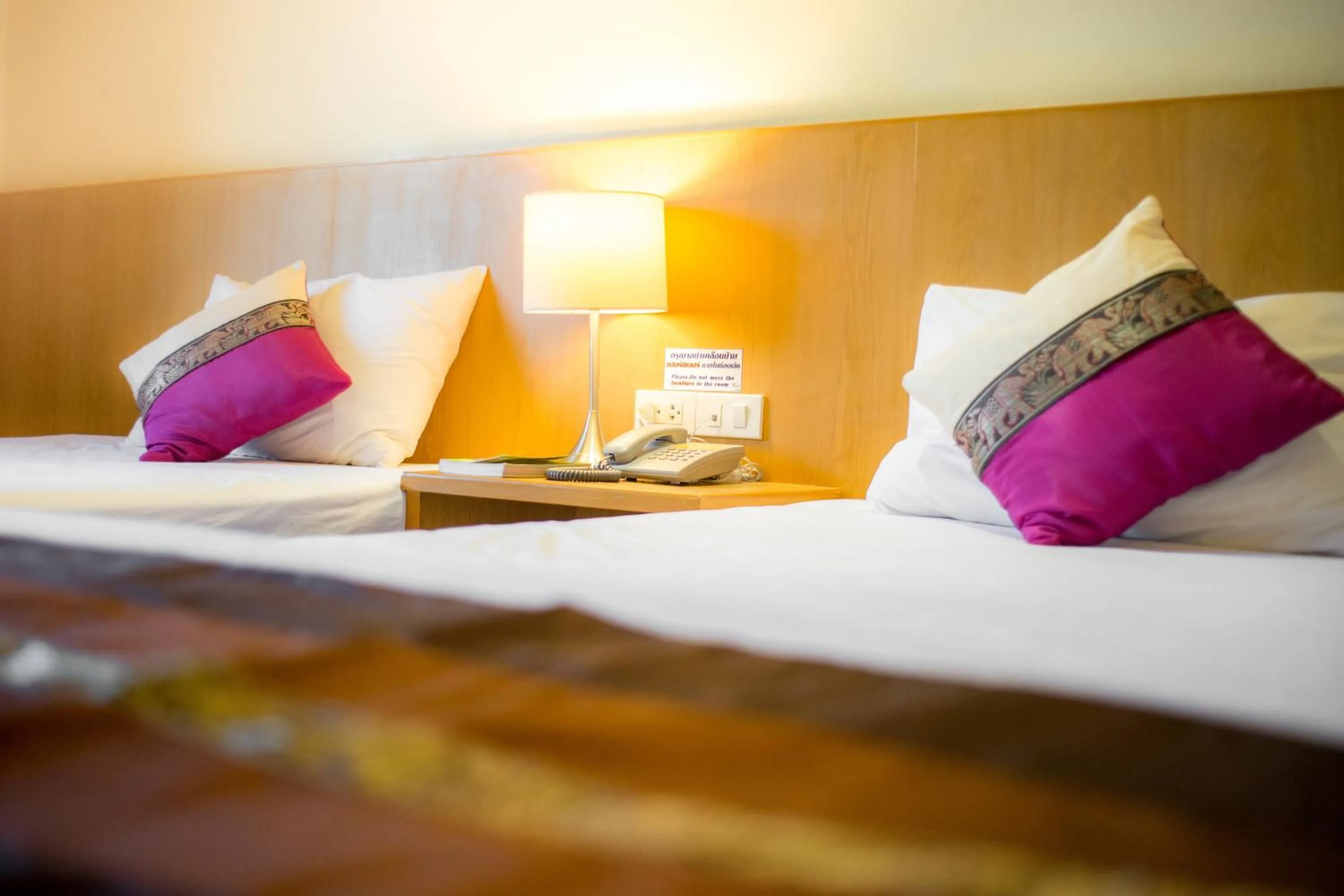 Decorative detail, Bed in The Lephant Hotel