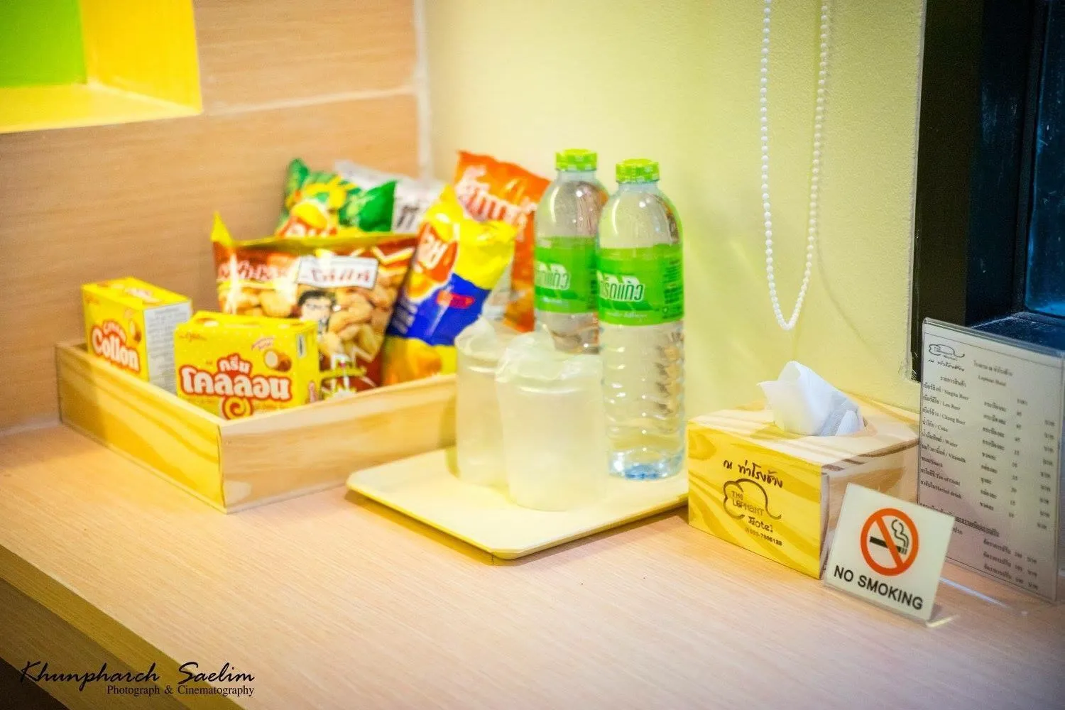 Food and drinks in The Lephant Hotel