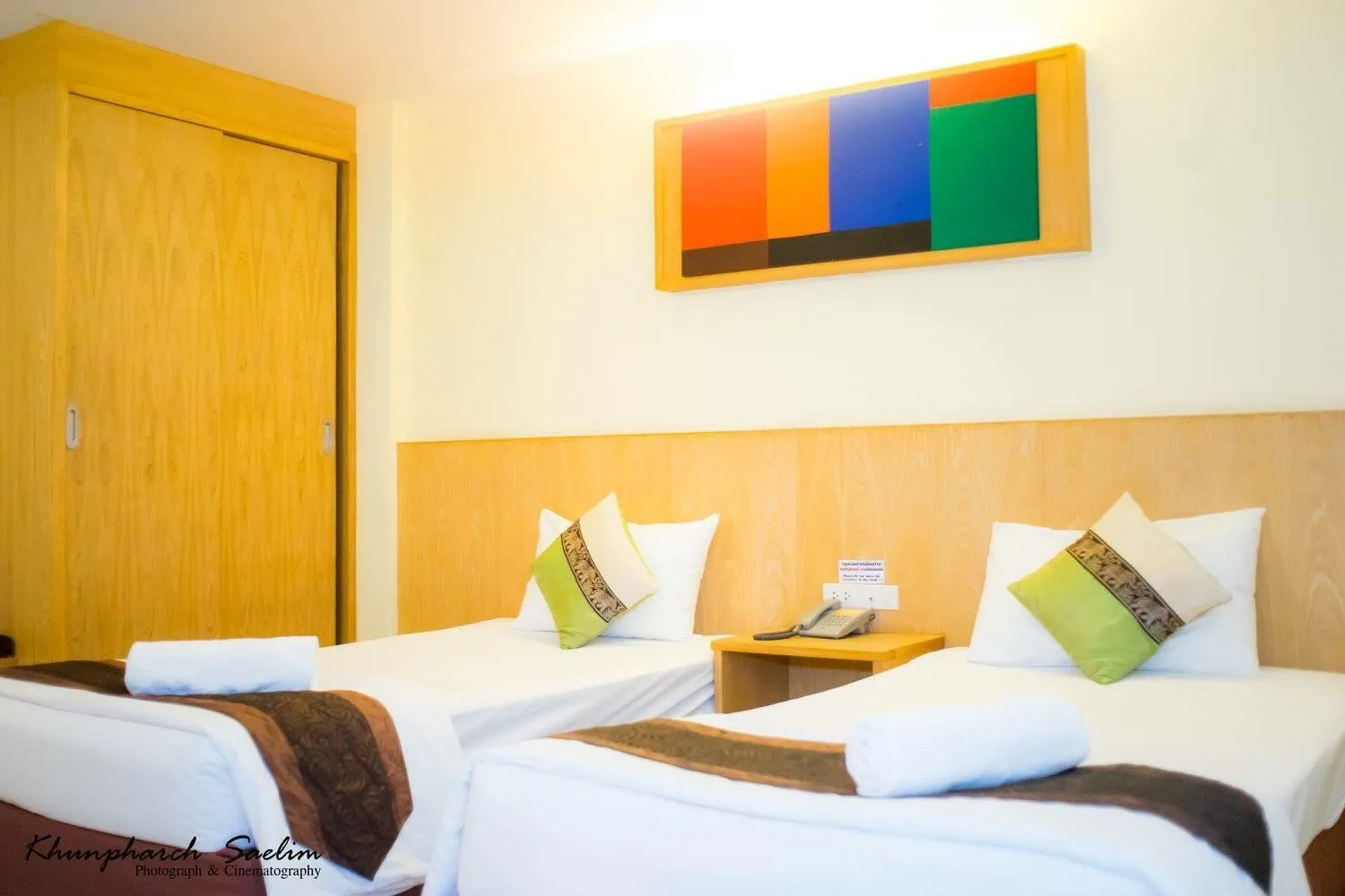 Bed in The Lephant Hotel