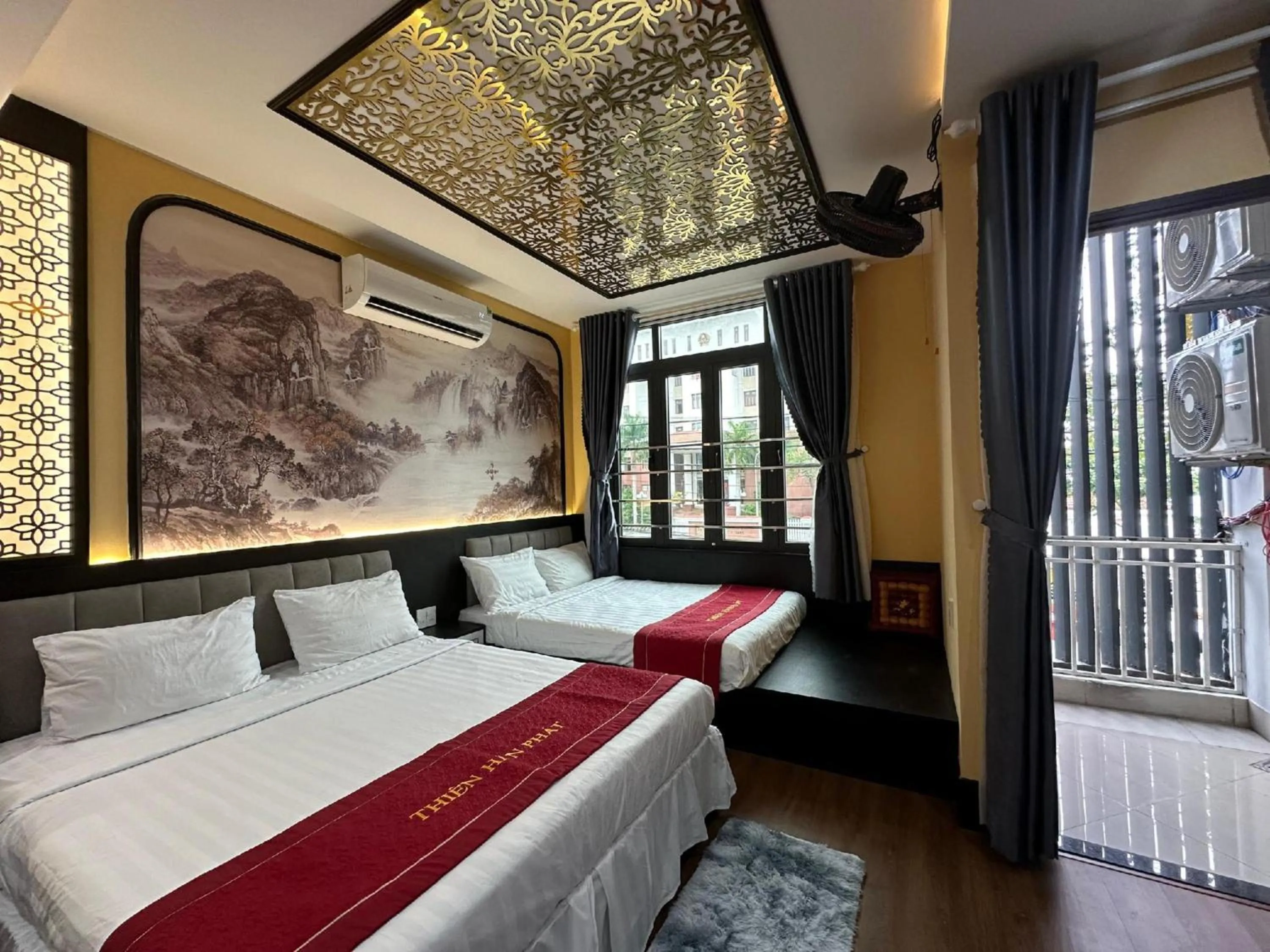 Bedroom, Bed in Thien Han Phat Hotel