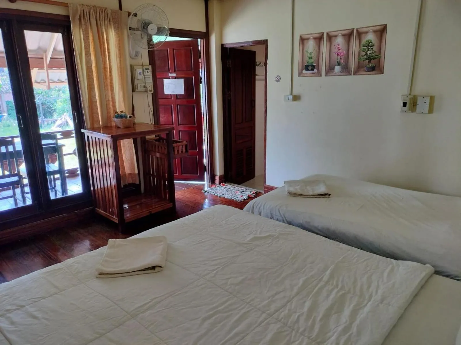 Bed in Bungalows Le Jardin VANGVIENG