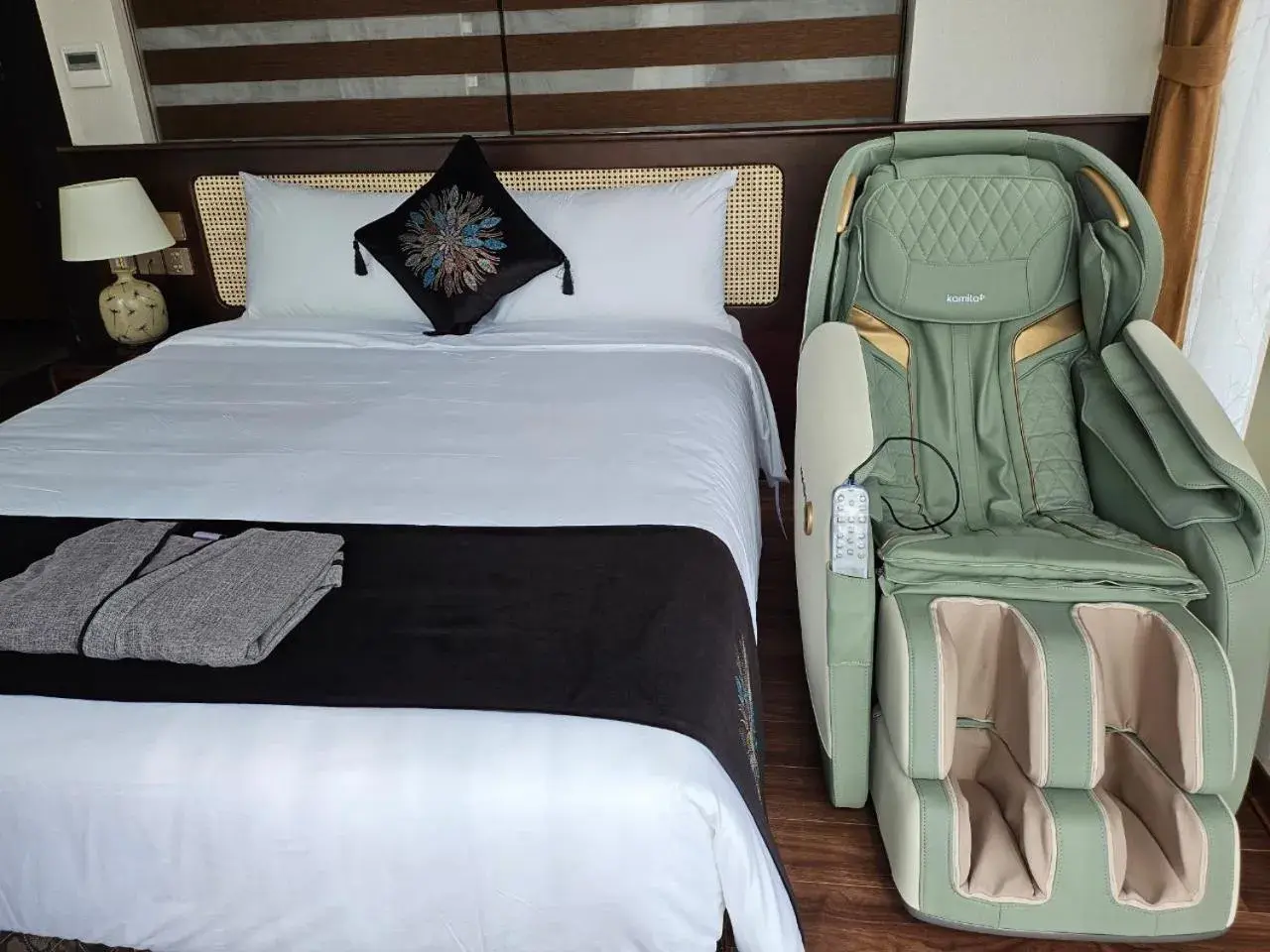 Bed in MOMIZI HANOI 2 - PHAN KE BINH Bed in MOMIZI HANOI 2 - PHAN KE BINH