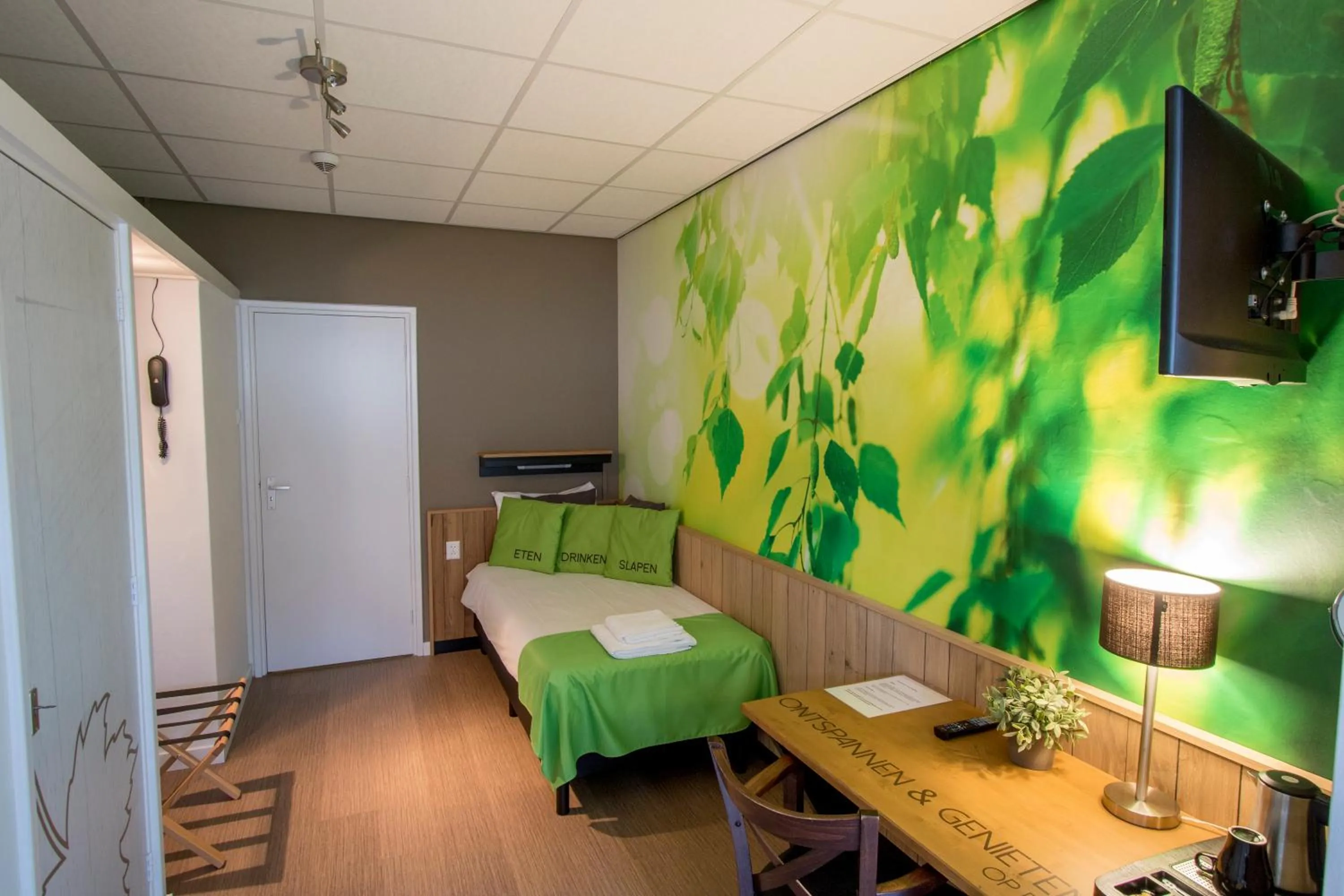 Bed in Hotel Restaurant 'de Vossenberg'