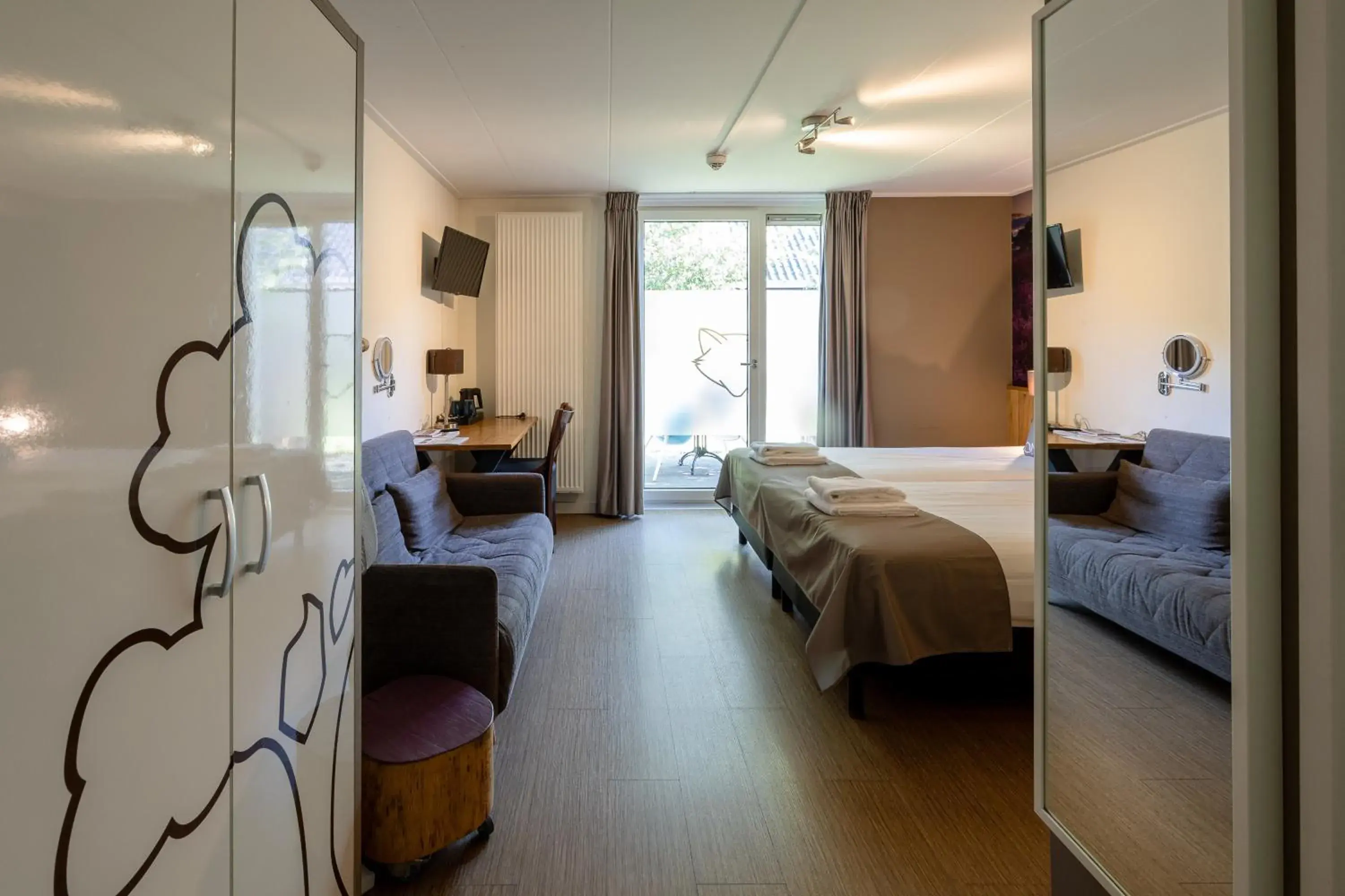 Double Room with Terrace - single occupancy in Hotel Restaurant 'de Vossenberg' Double Room with Terrace - single occupancy in Hotel Restaurant 'de Vossenberg'