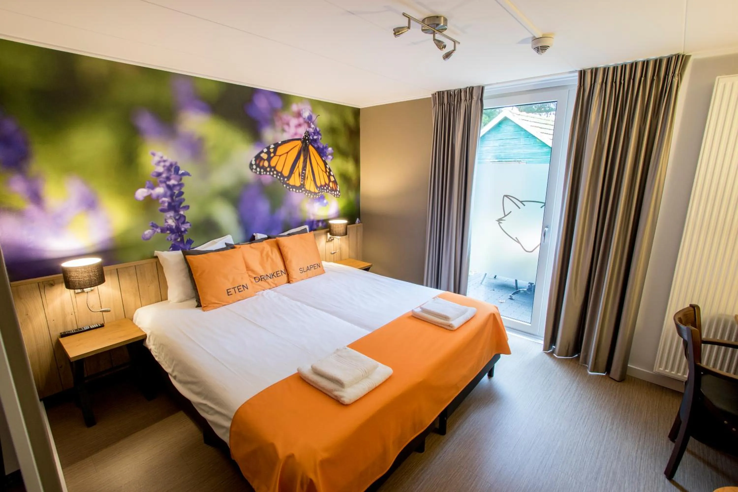 Bed in Hotel Restaurant 'de Vossenberg'