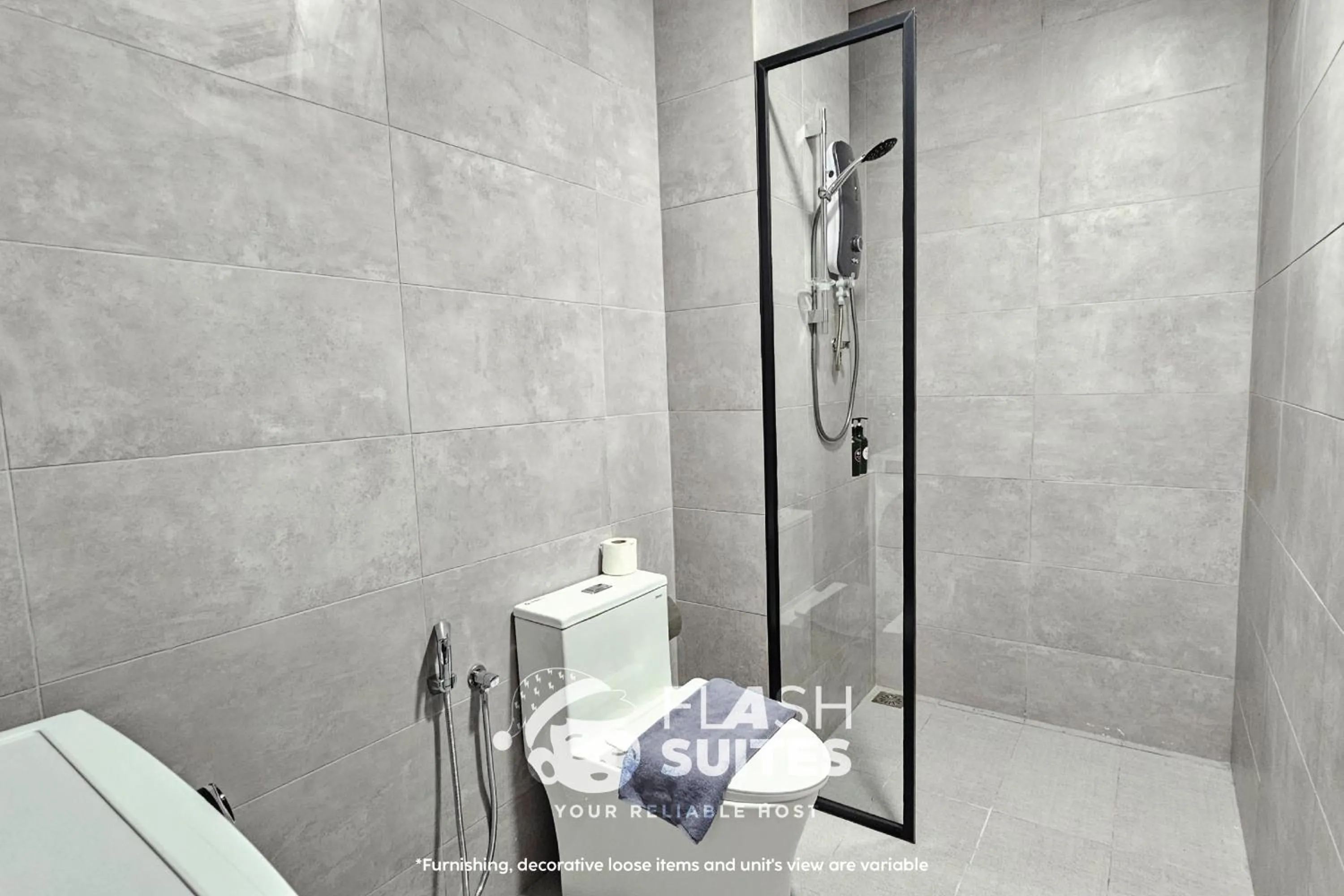 Shower in Cubic Botanical Premium Suites @ Bangsar South