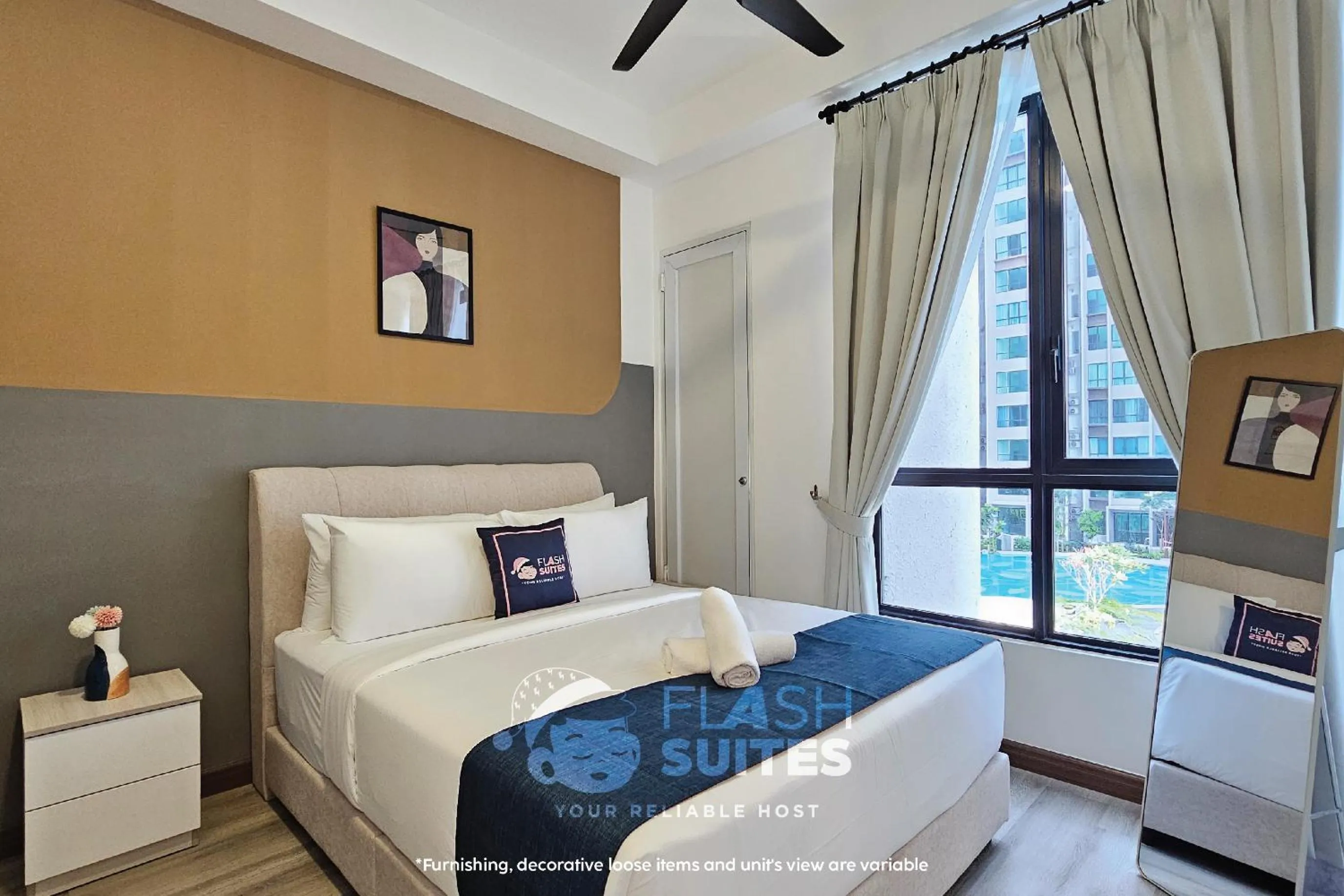 Bed in Cubic Botanical Premium Suites @ Bangsar South