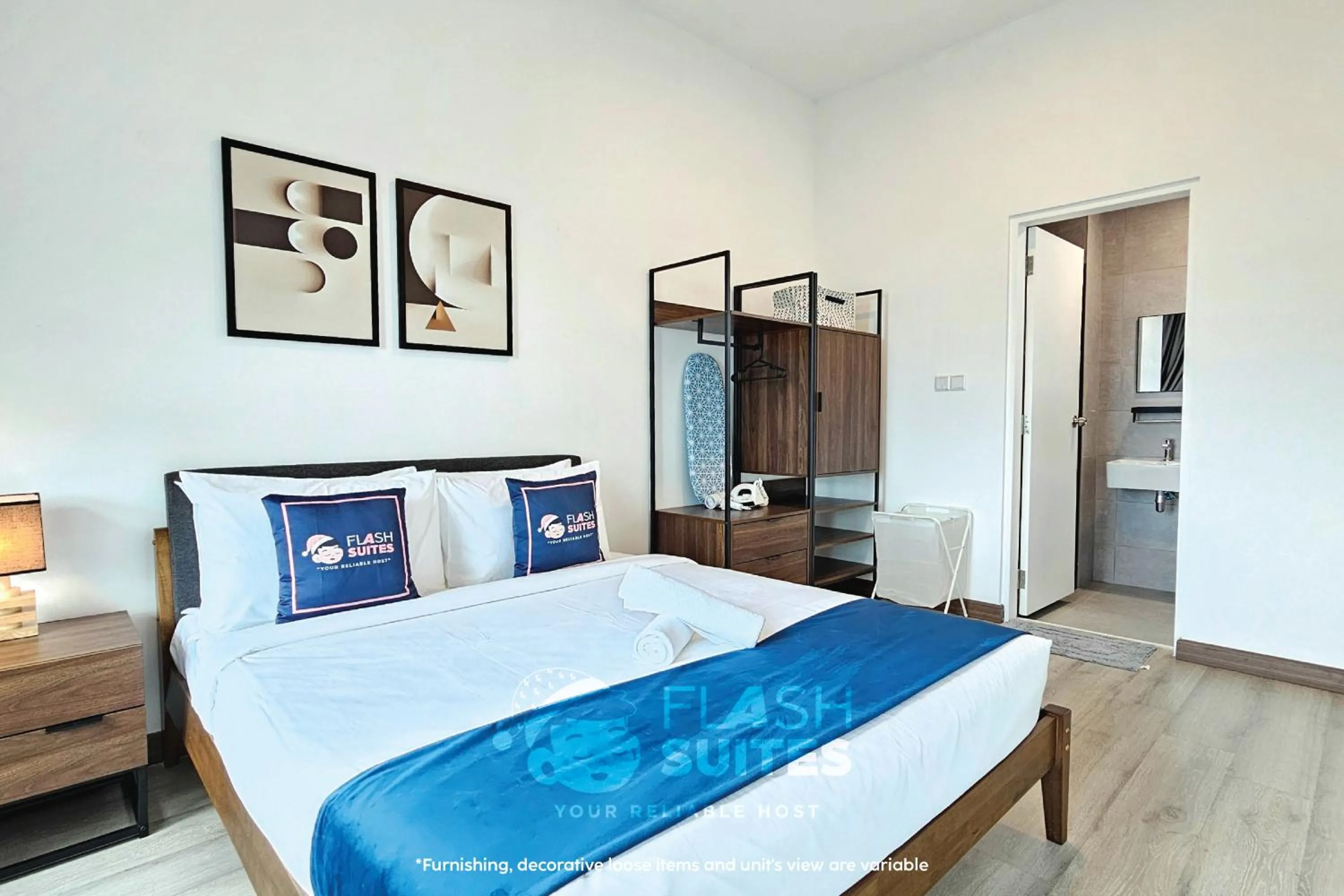 Bedroom, Bed in Cubic Botanical Premium Suites @ Bangsar South