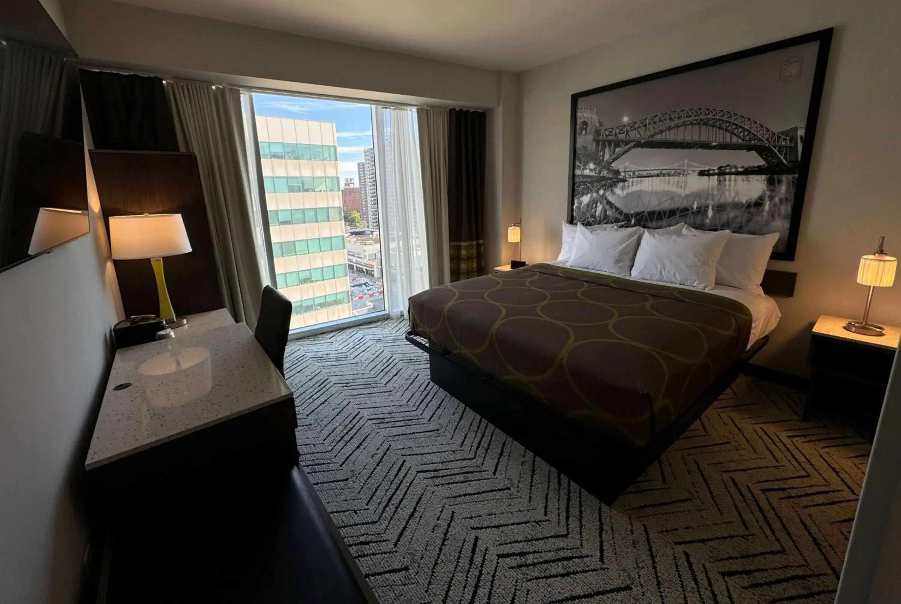 Photo of the whole room, Bed in Super 8 by Wyndham Bronx Near Stadium Photo of the whole room, Bed in Super 8 by Wyndham Bronx Near Stadium