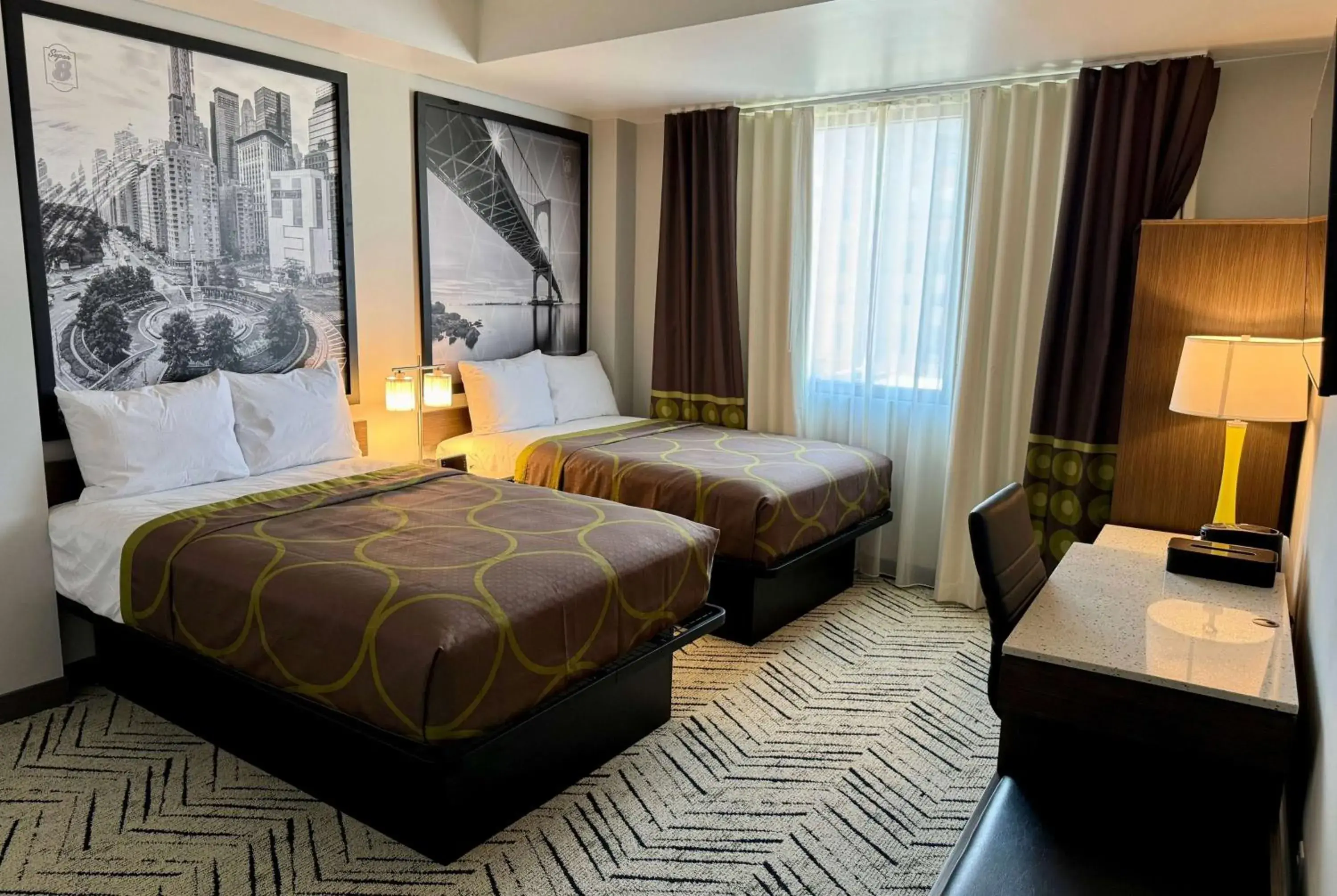 Photo of the whole room, Bed in Super 8 by Wyndham Bronx Near Stadium Photo of the whole room, Bed in Super 8 by Wyndham Bronx Near Stadium