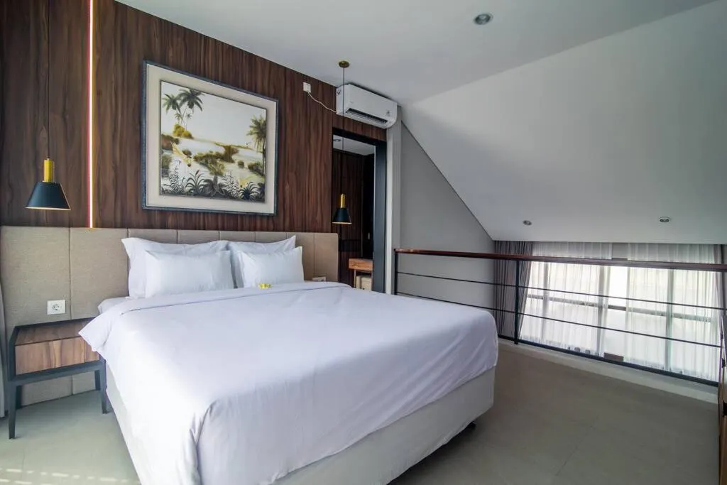 Bed in De'Kunyit Villa