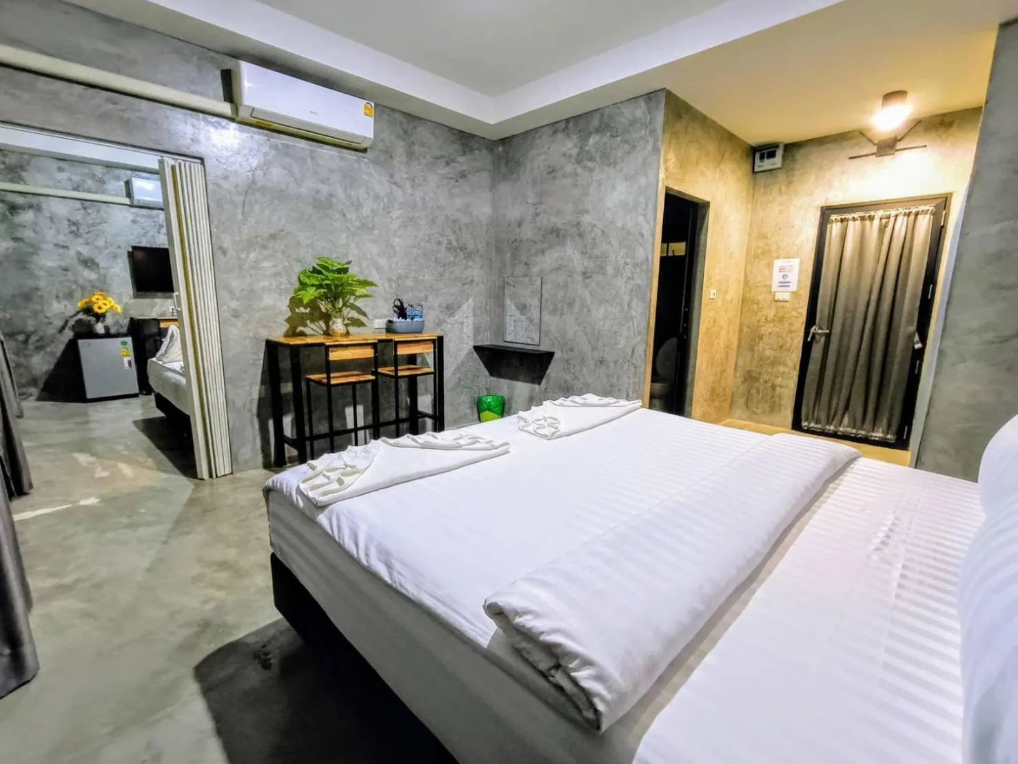 Bed in The Loftel Resort