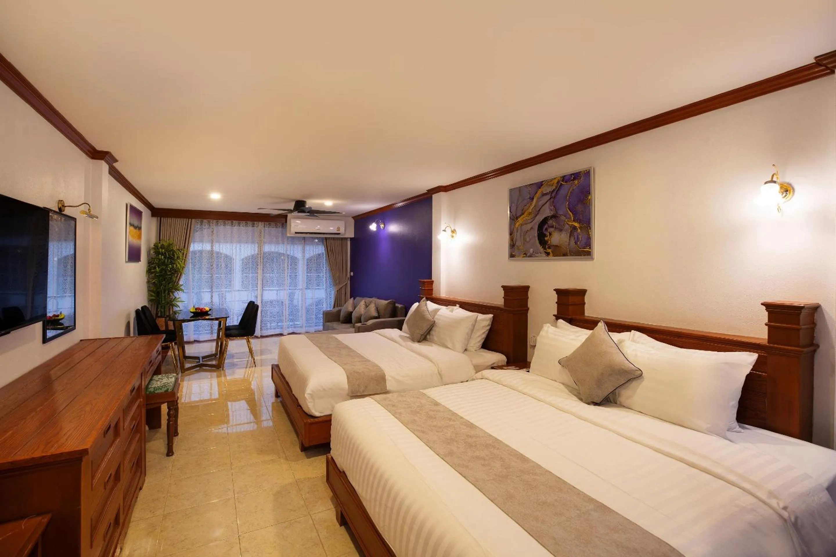 Bed in Aspira Resort Klong Muang Krabi