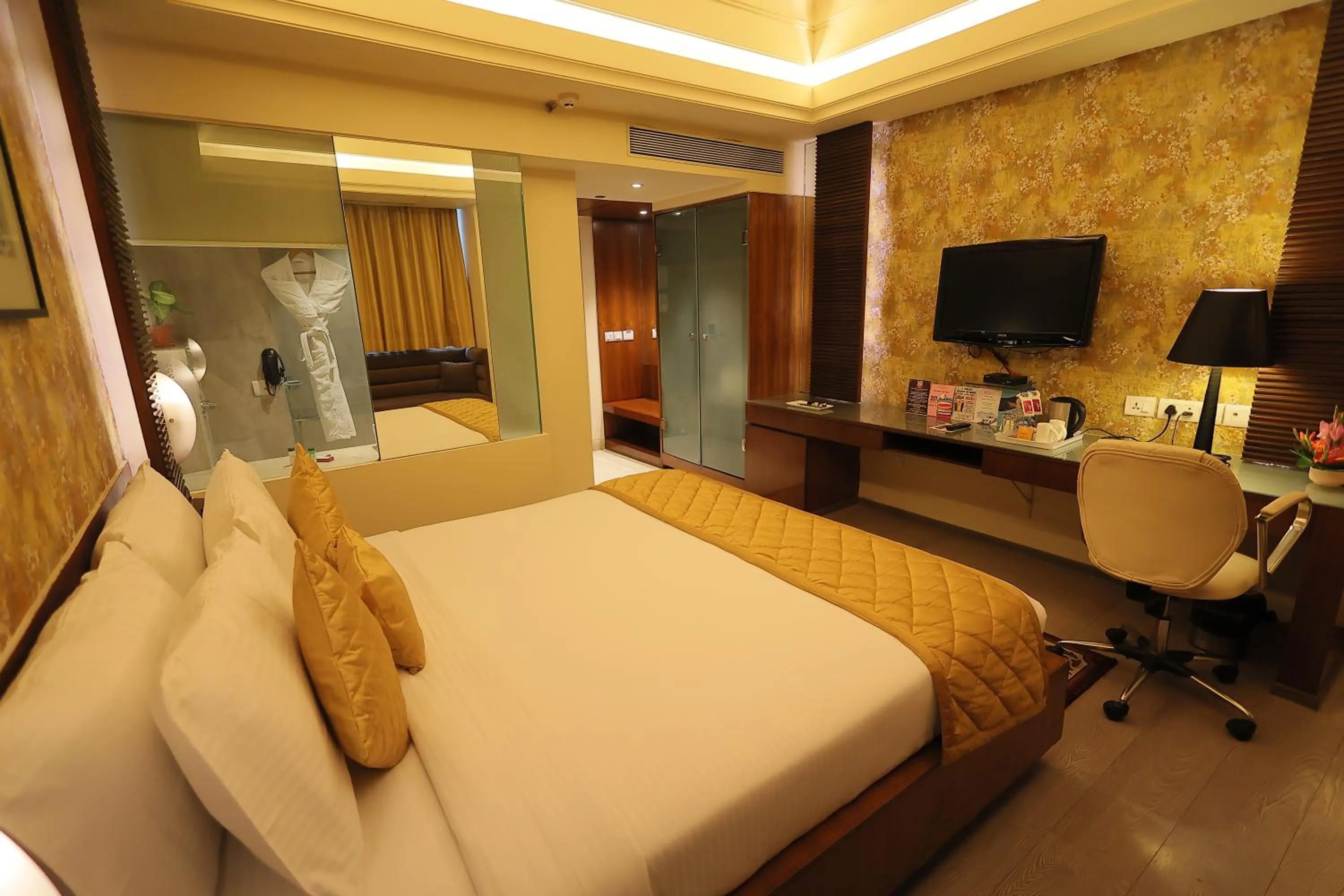 Bedroom, Bed in Regenta Orkos Kolkata by Royal Orchid Hotels Limited