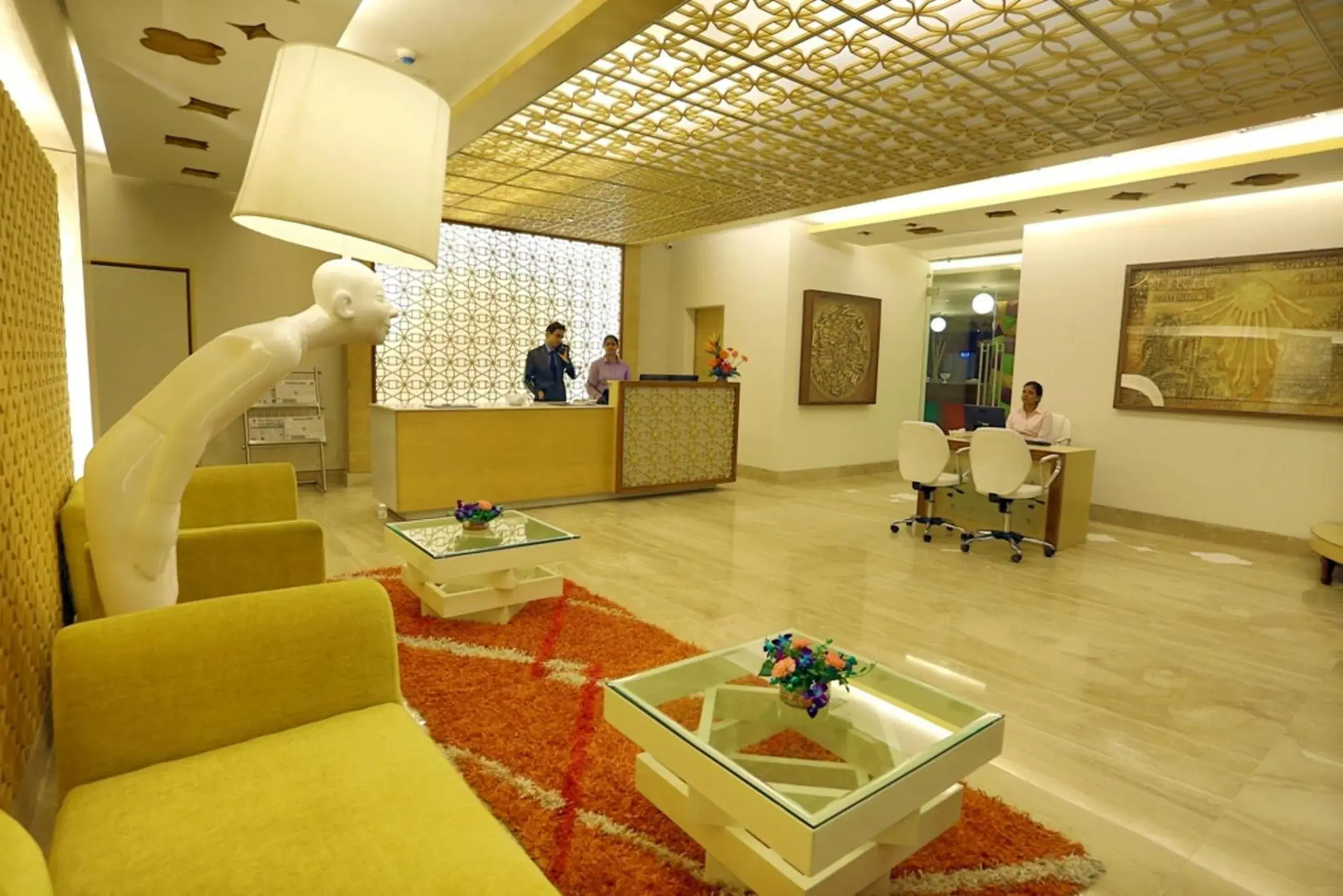 Lobby or reception in Regenta Orkos Kolkata by Royal Orchid Hotels Limited Lobby or reception in Regenta Orkos Kolkata by Royal Orchid Hotels Limited