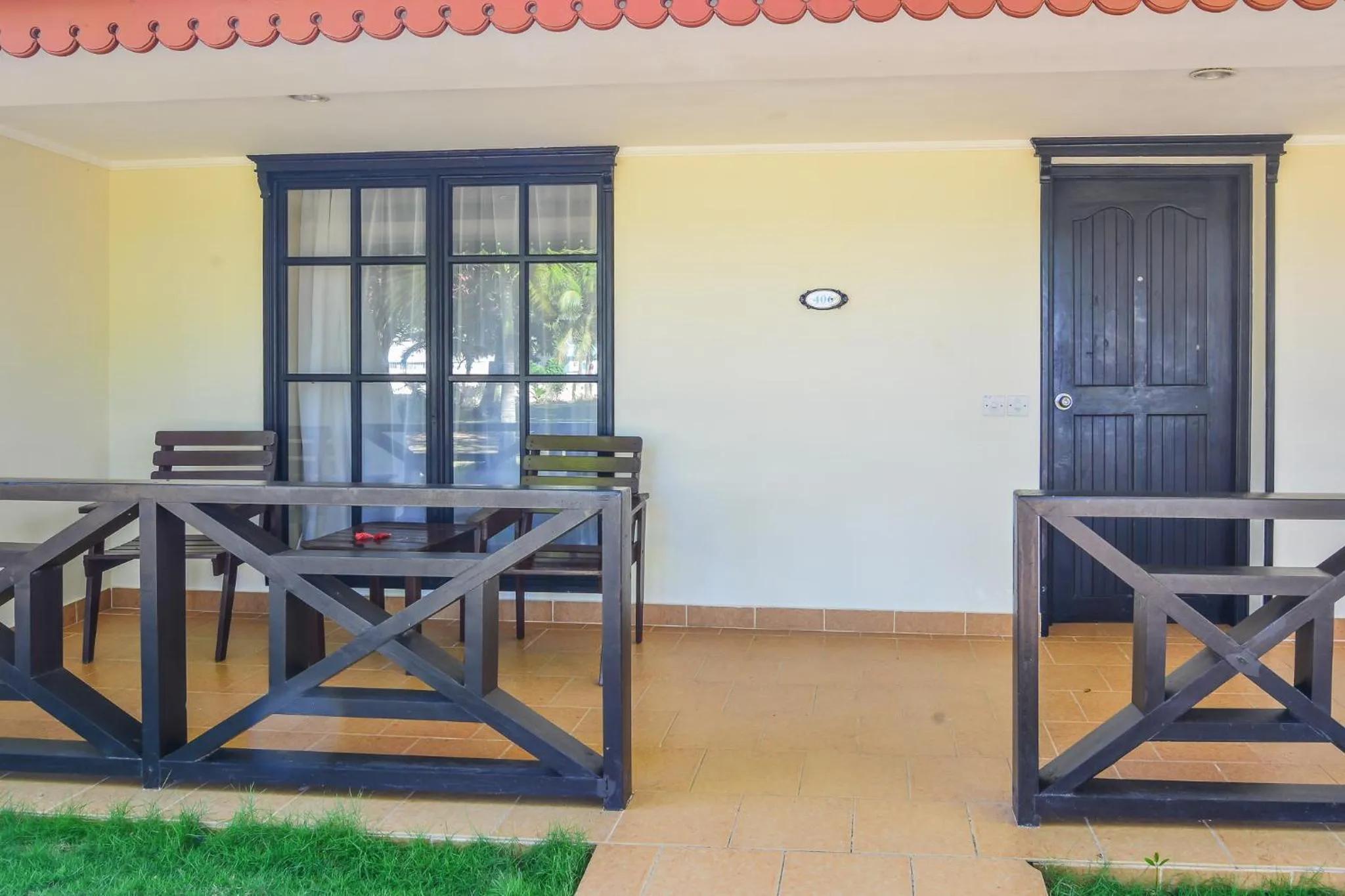 Facade/entrance in Berjaya Praslin Resort