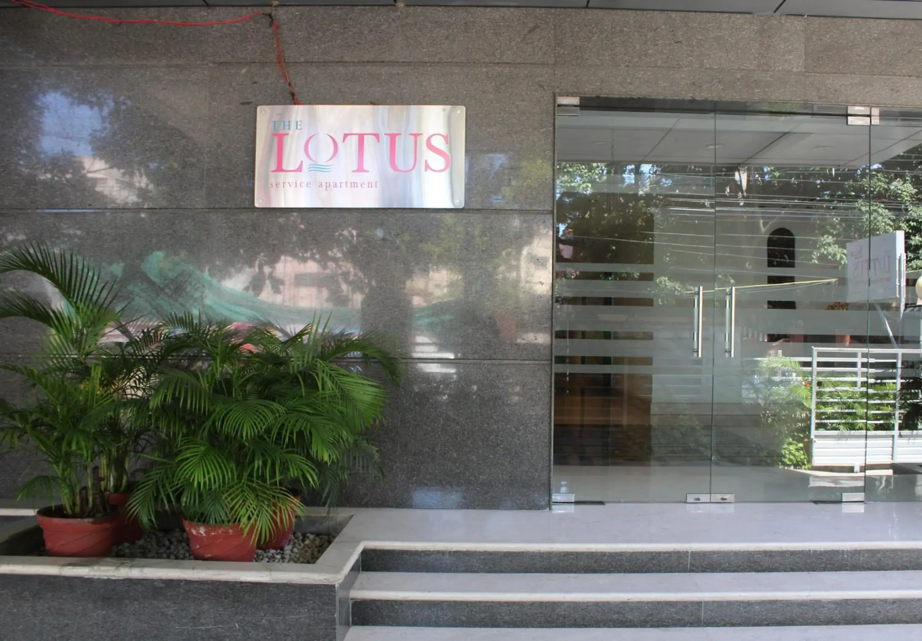 Facade/entrance in The Lotus Apartment hotel, Burkit Road Facade/entrance in The Lotus Apartment hotel, Burkit Road