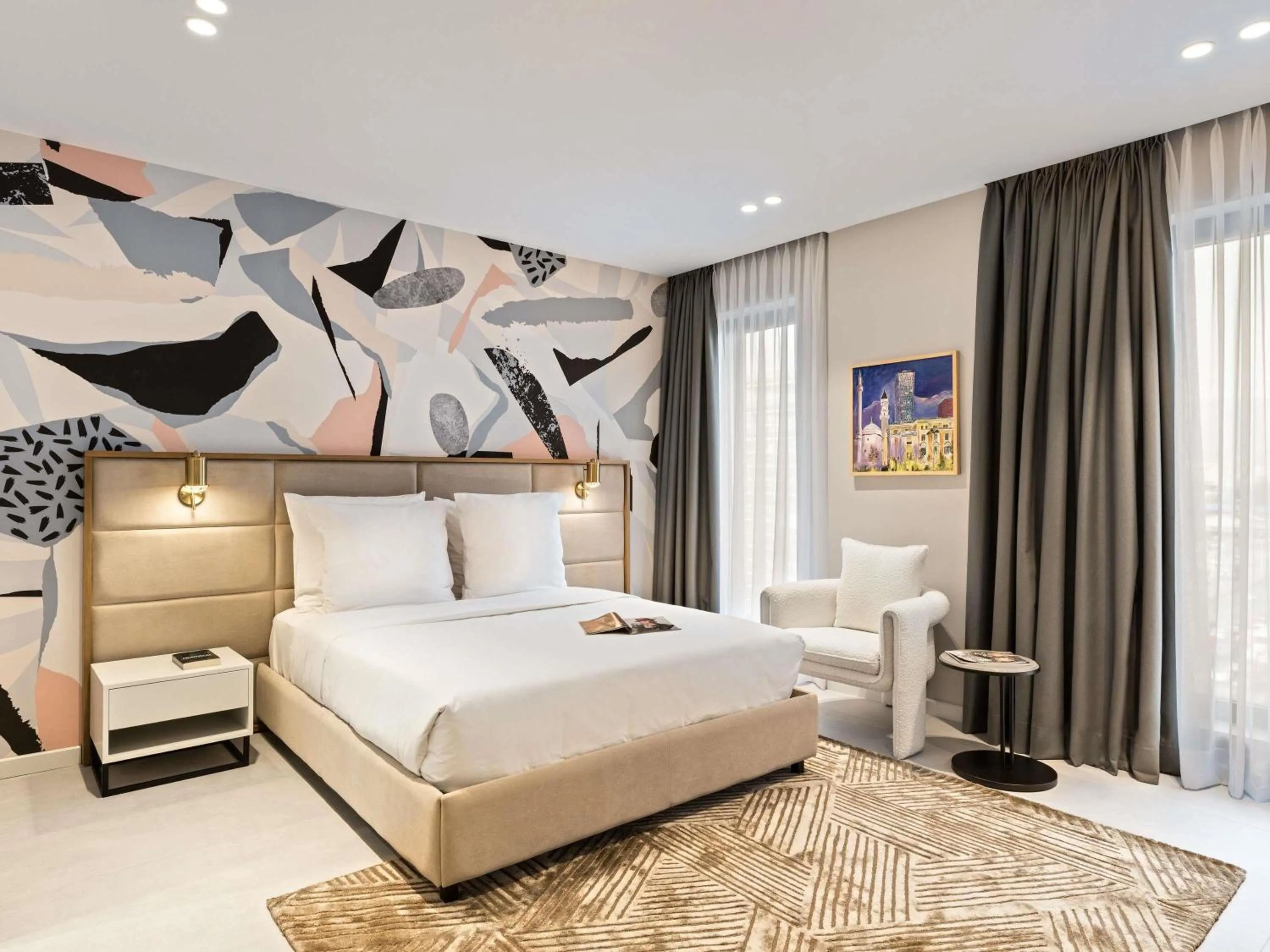 Bedroom, Bed in Mercure Tirana