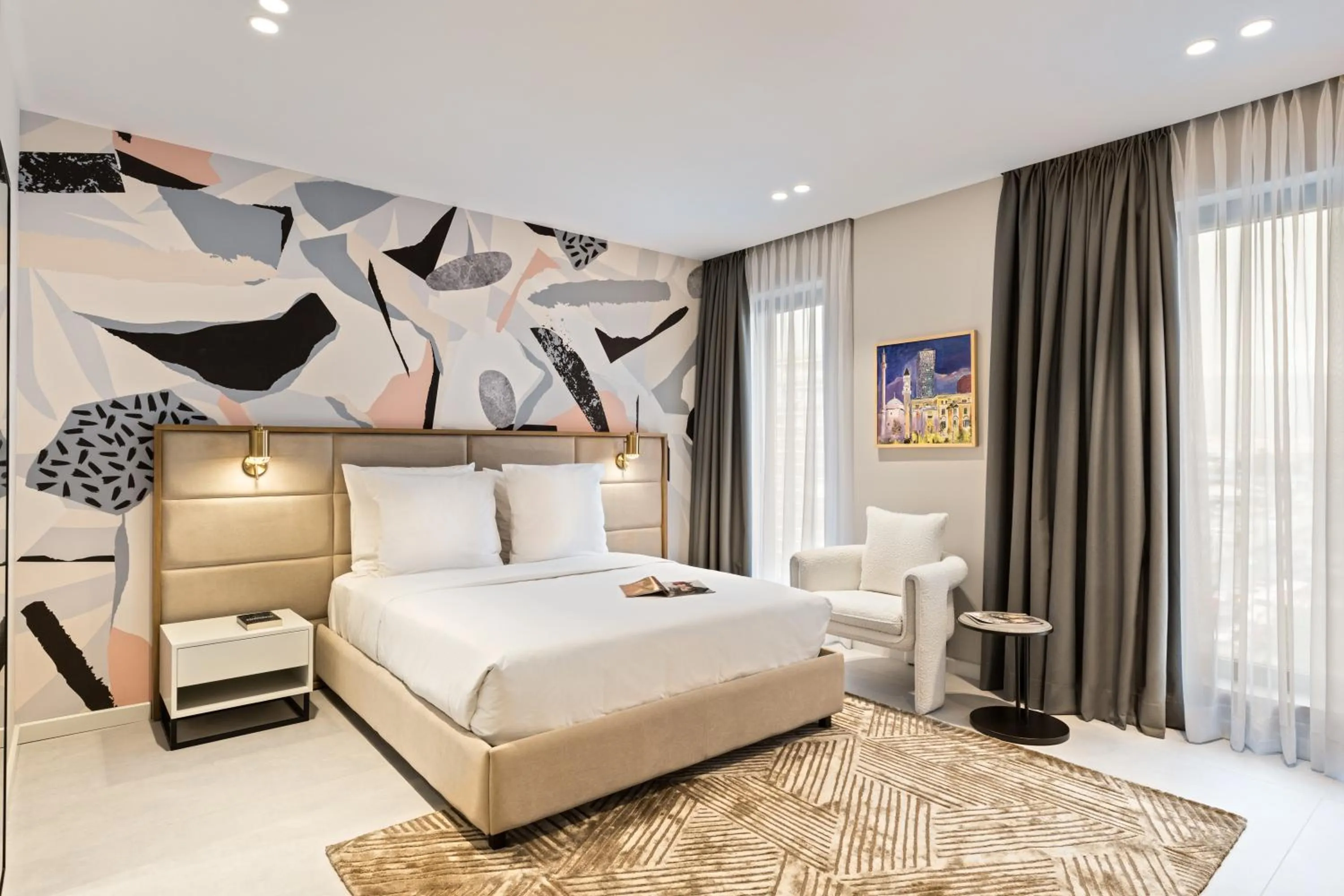 Bed in Mercure Tirana