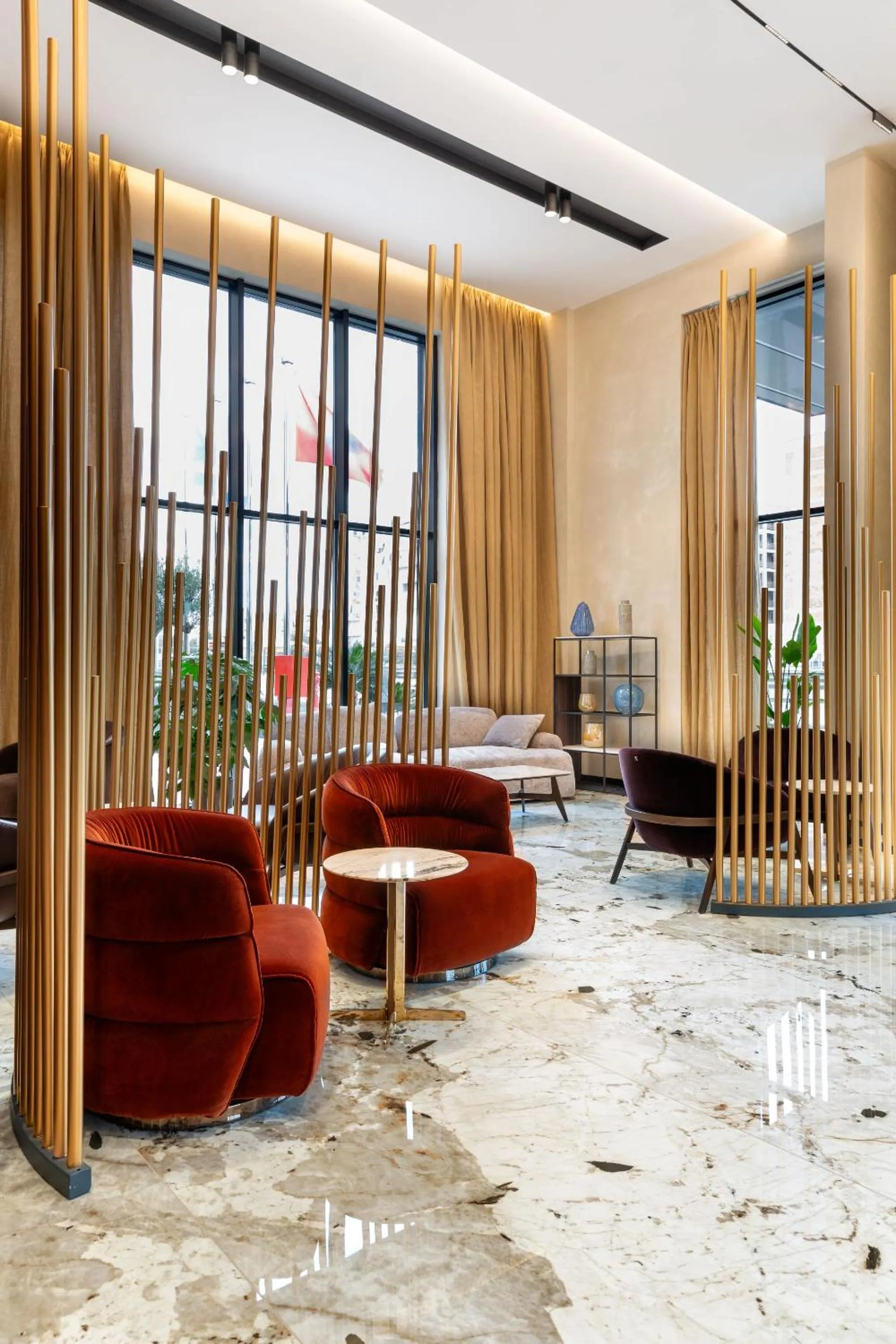 Lobby or reception in Mercure Tirana