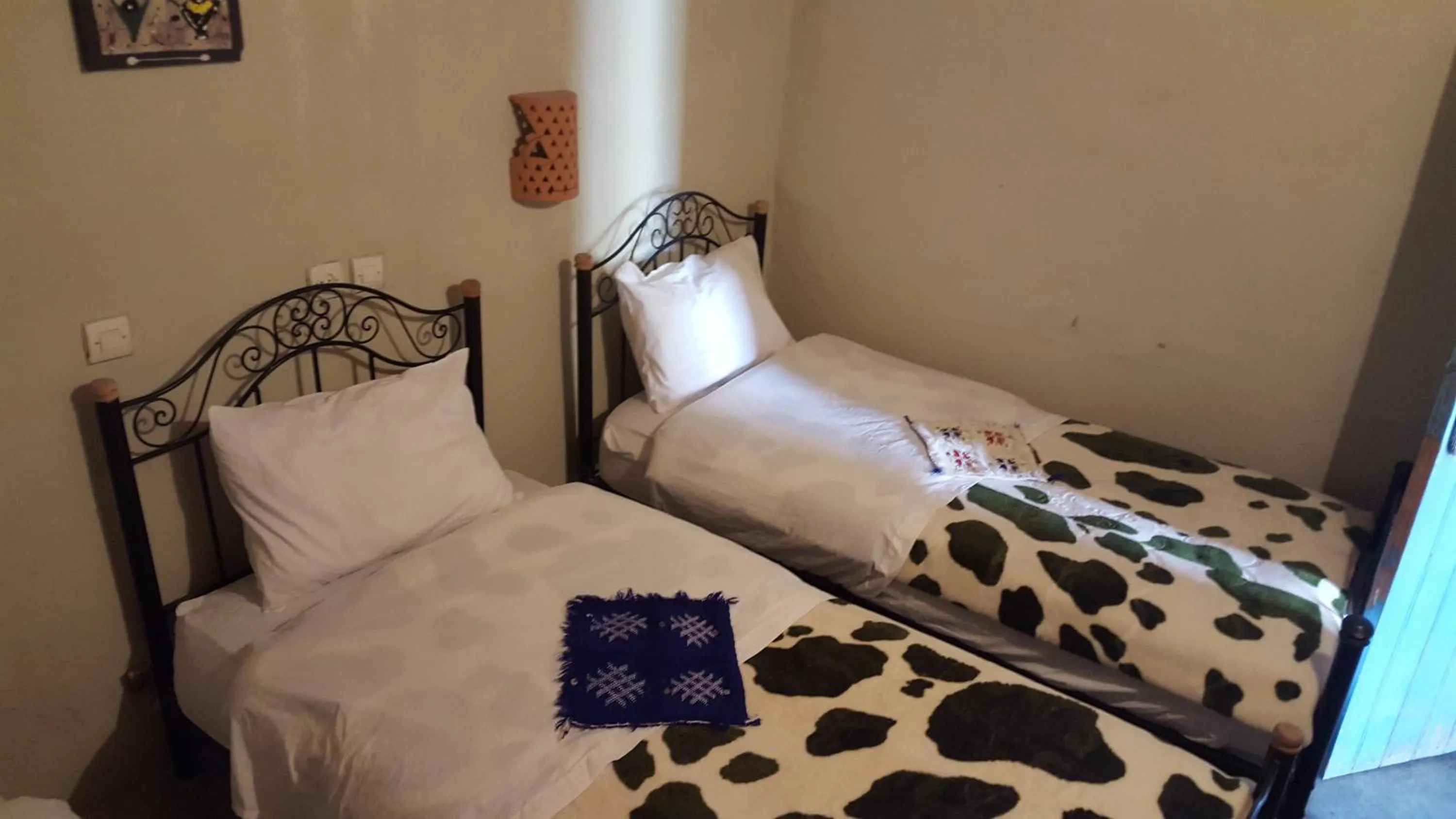 Bed in Auberge Ibrahim