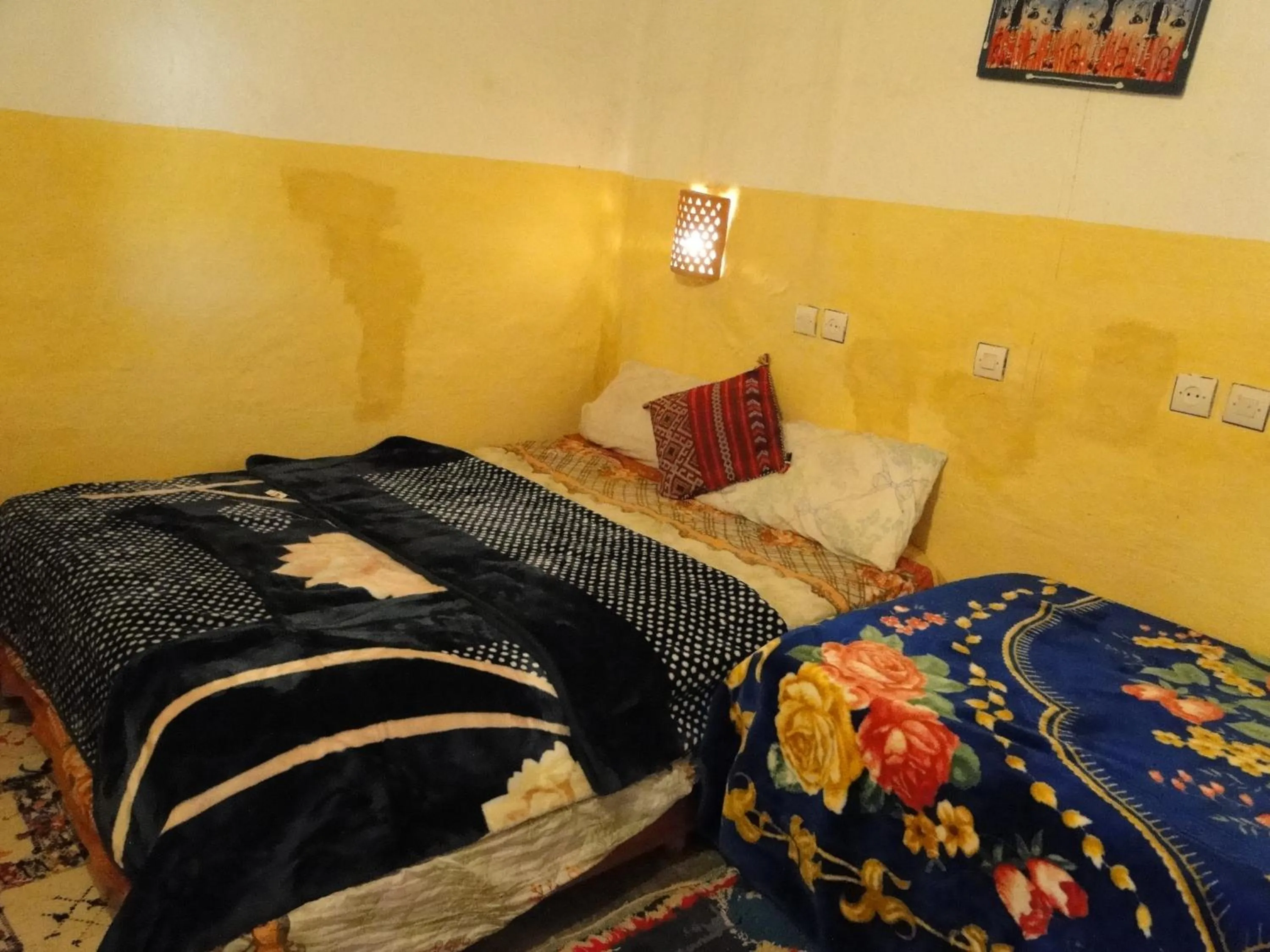 Bed in Auberge Ibrahim