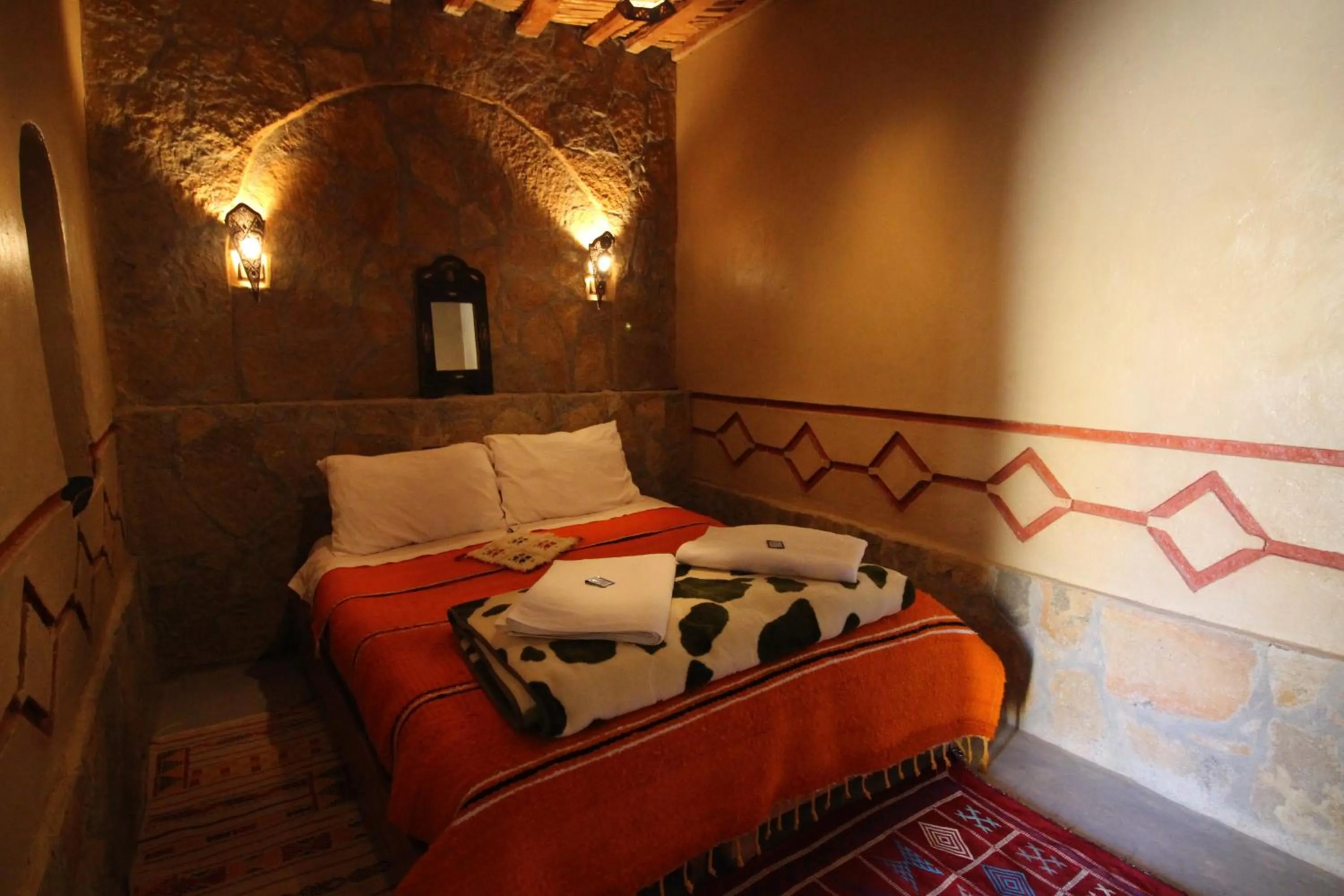 Bed in Auberge Ibrahim