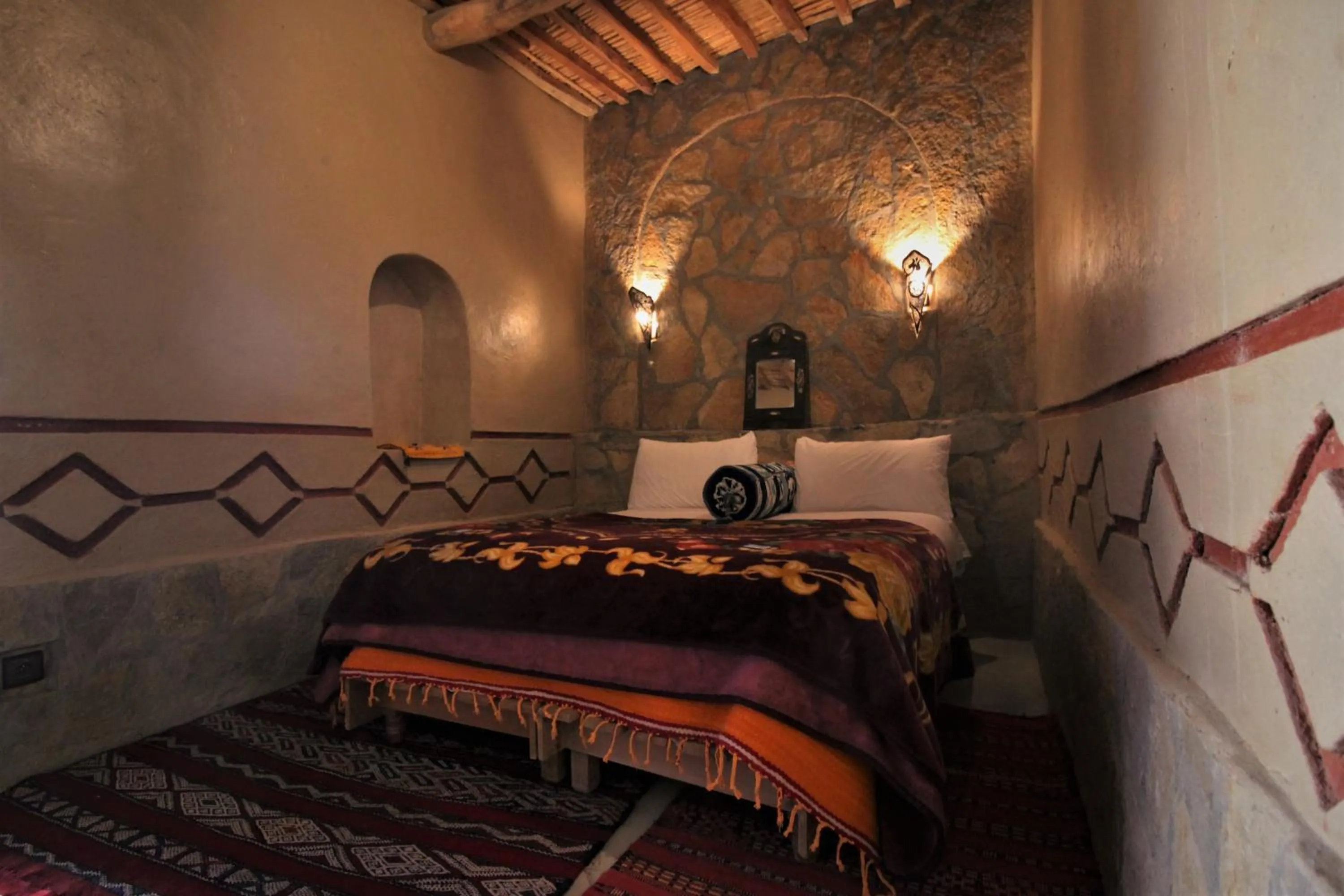 Bed in Auberge Ibrahim