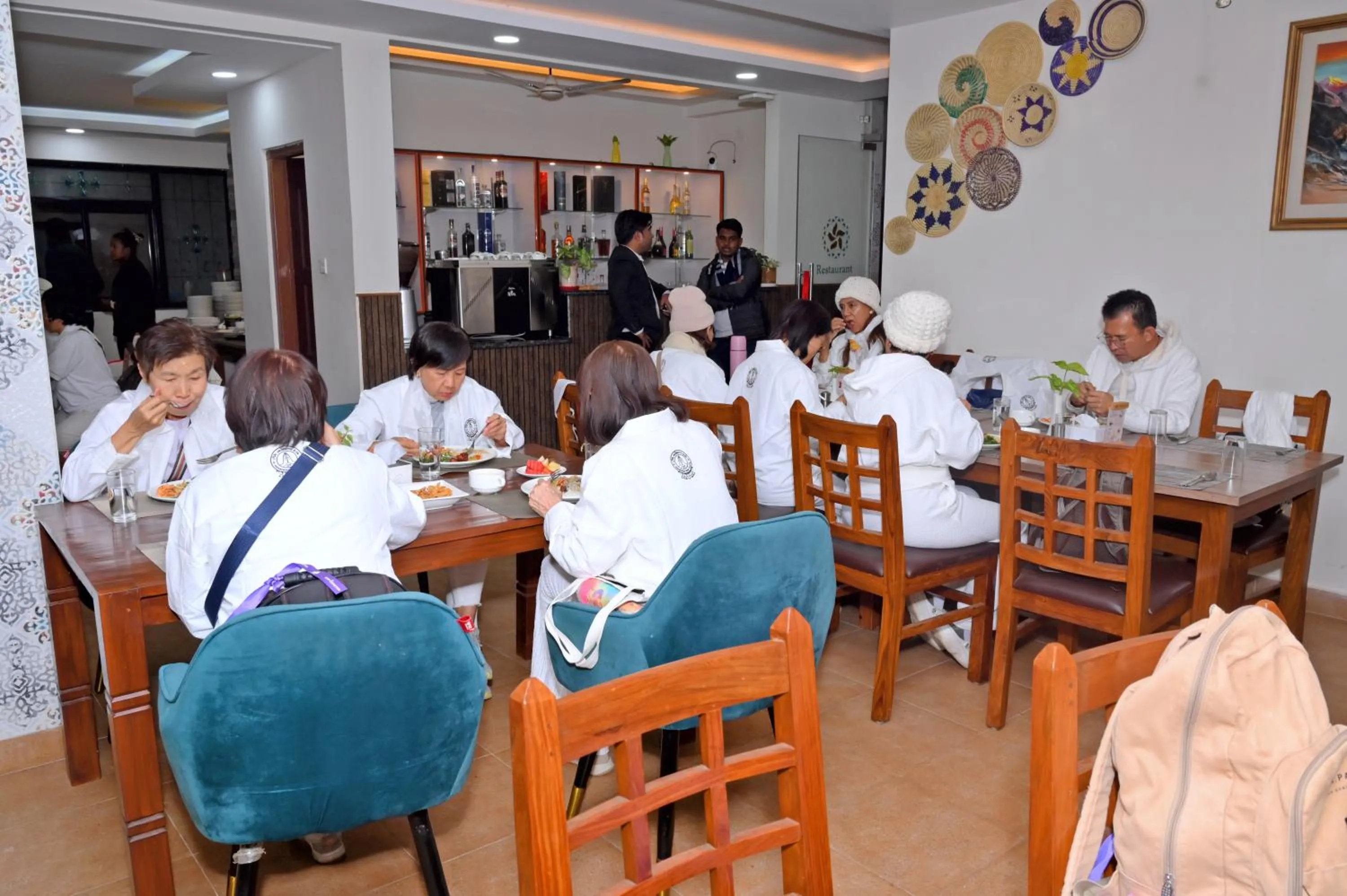 group of guests in Lumbini Five Elements Hotel